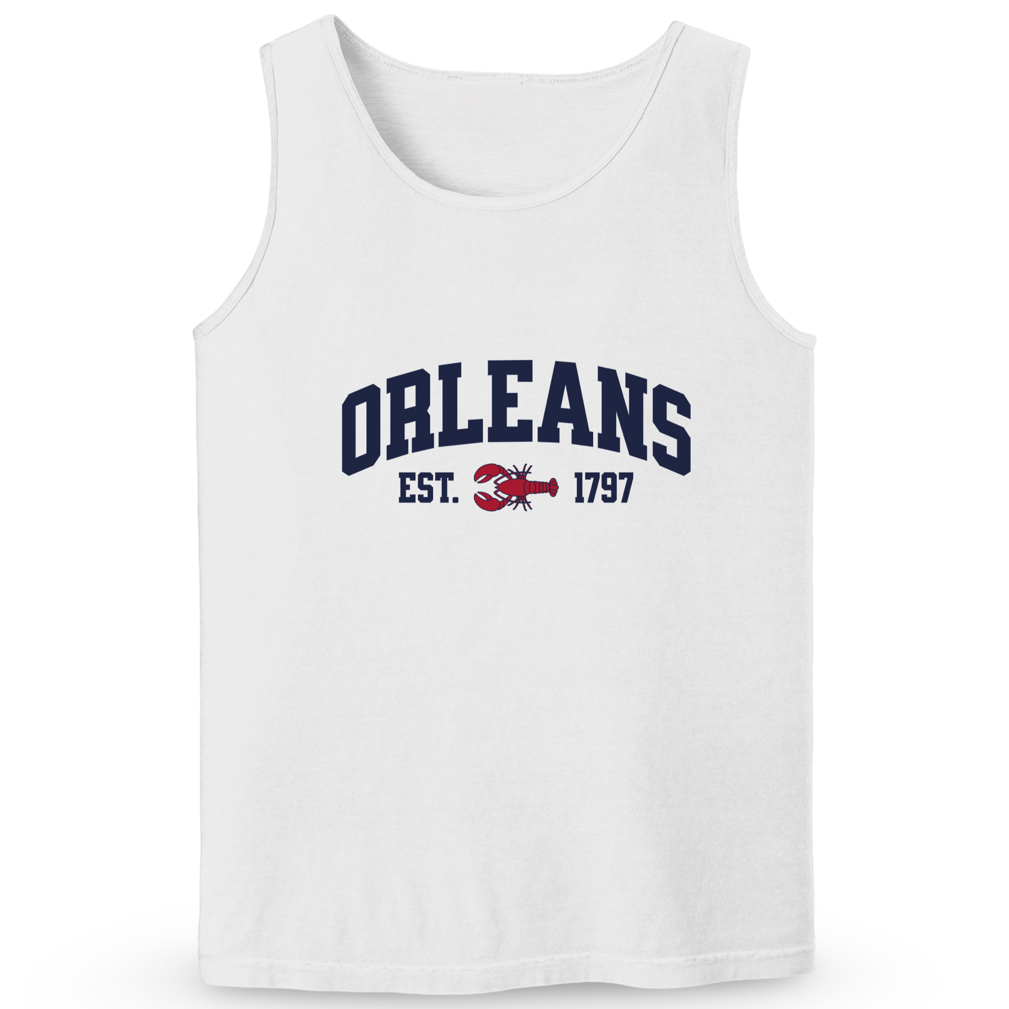 Cape Cod Clothing Company Orleans Lobster Soft Cotton Tank Top