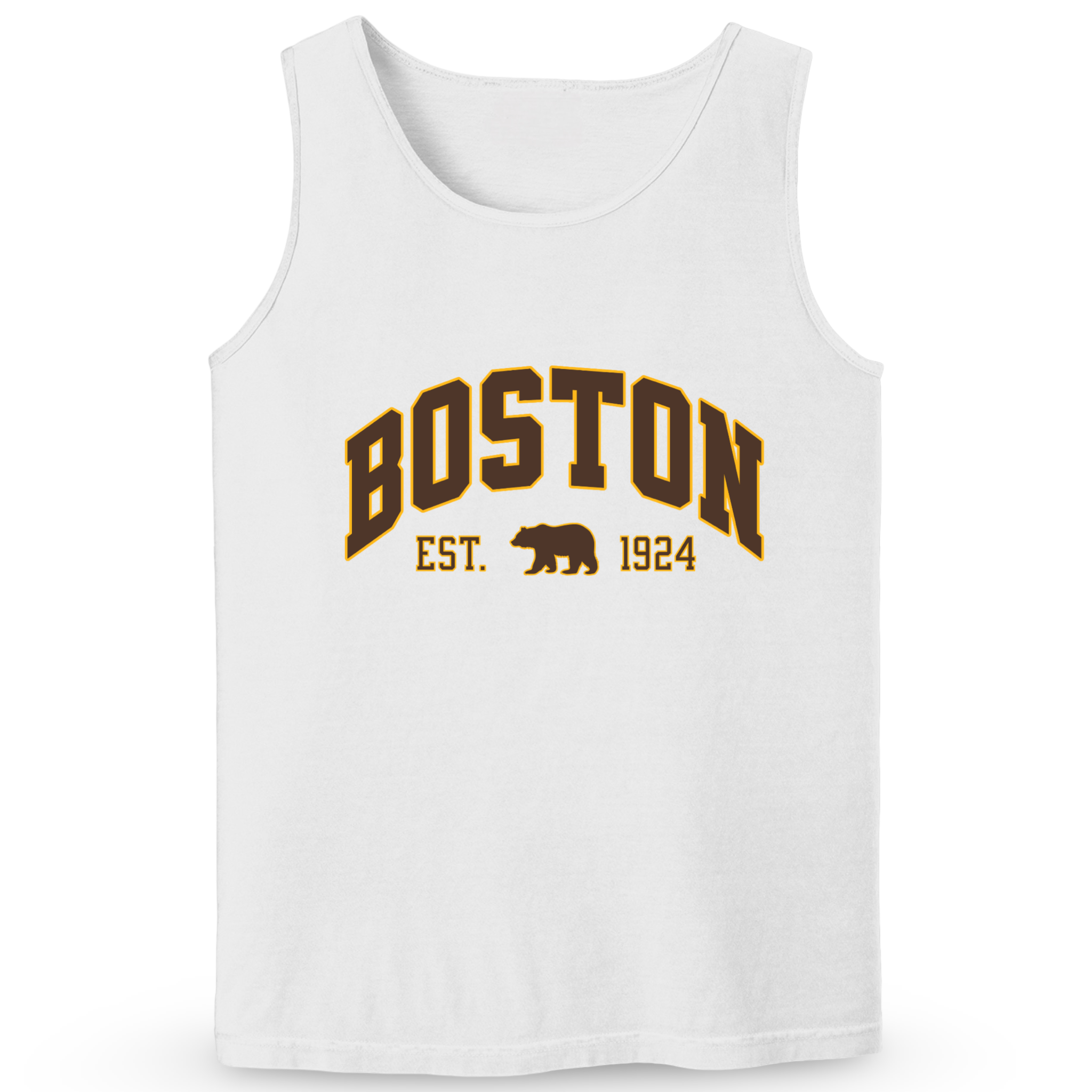 Cape Cod Clothing Company Boston Vintage Hockey Soft Cotton Tank Top