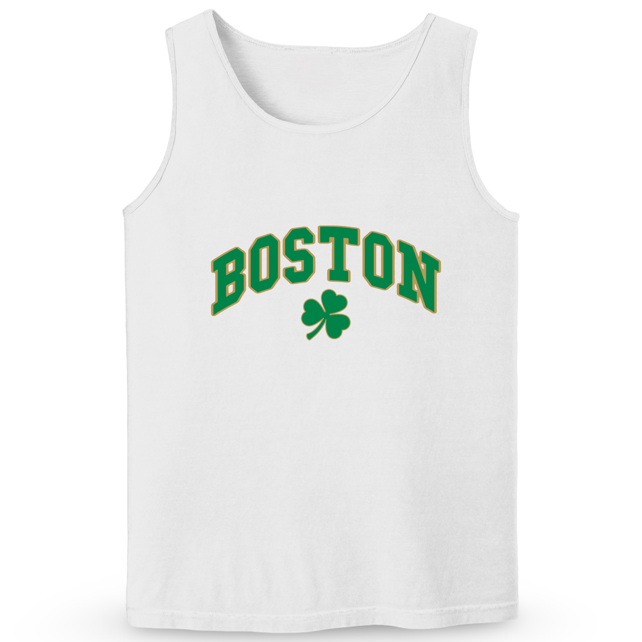 Cape Cod Clothing Company Boston Vintage Shamrock Soft Cotton Tank Top