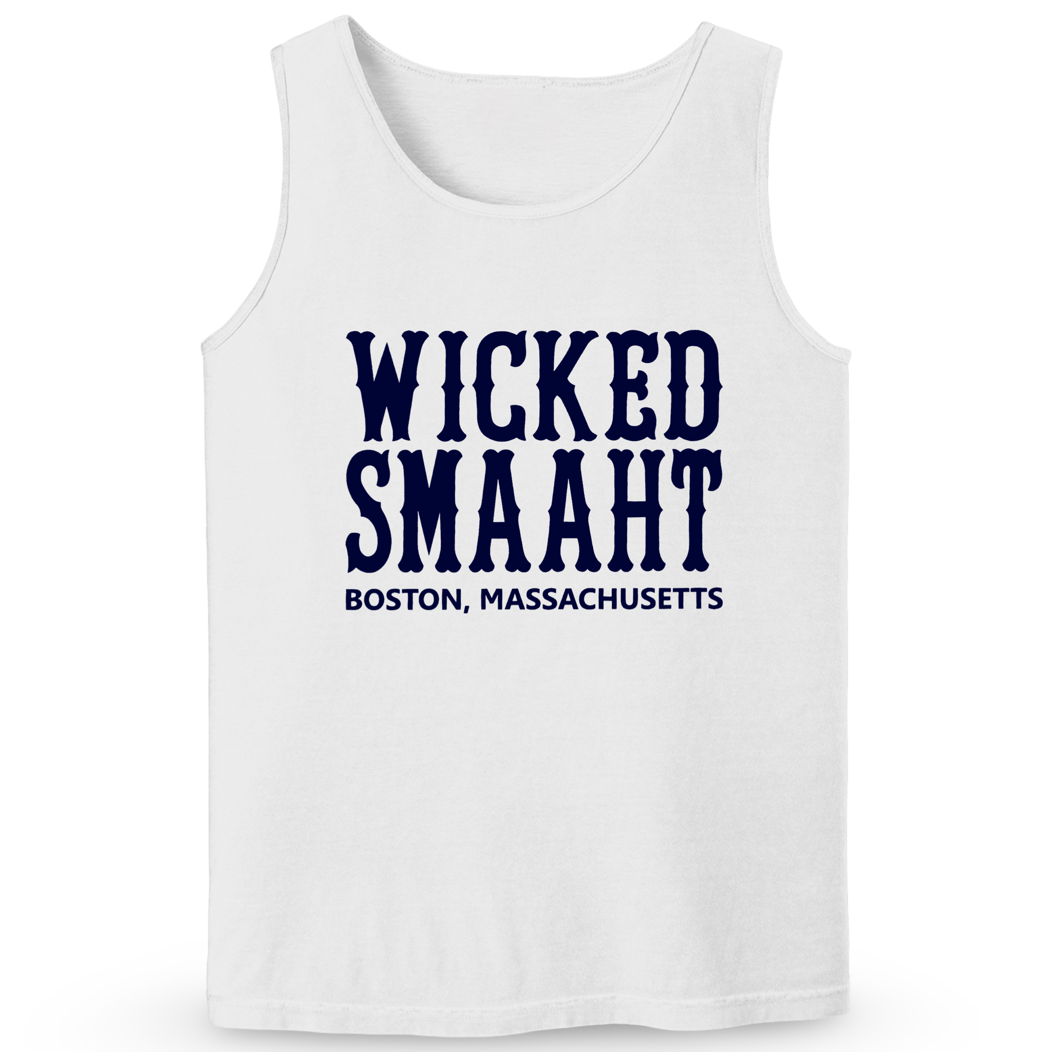 Cape Cod Clothing Company Boston Wicked Smaaht Soft Cotton Tank Top