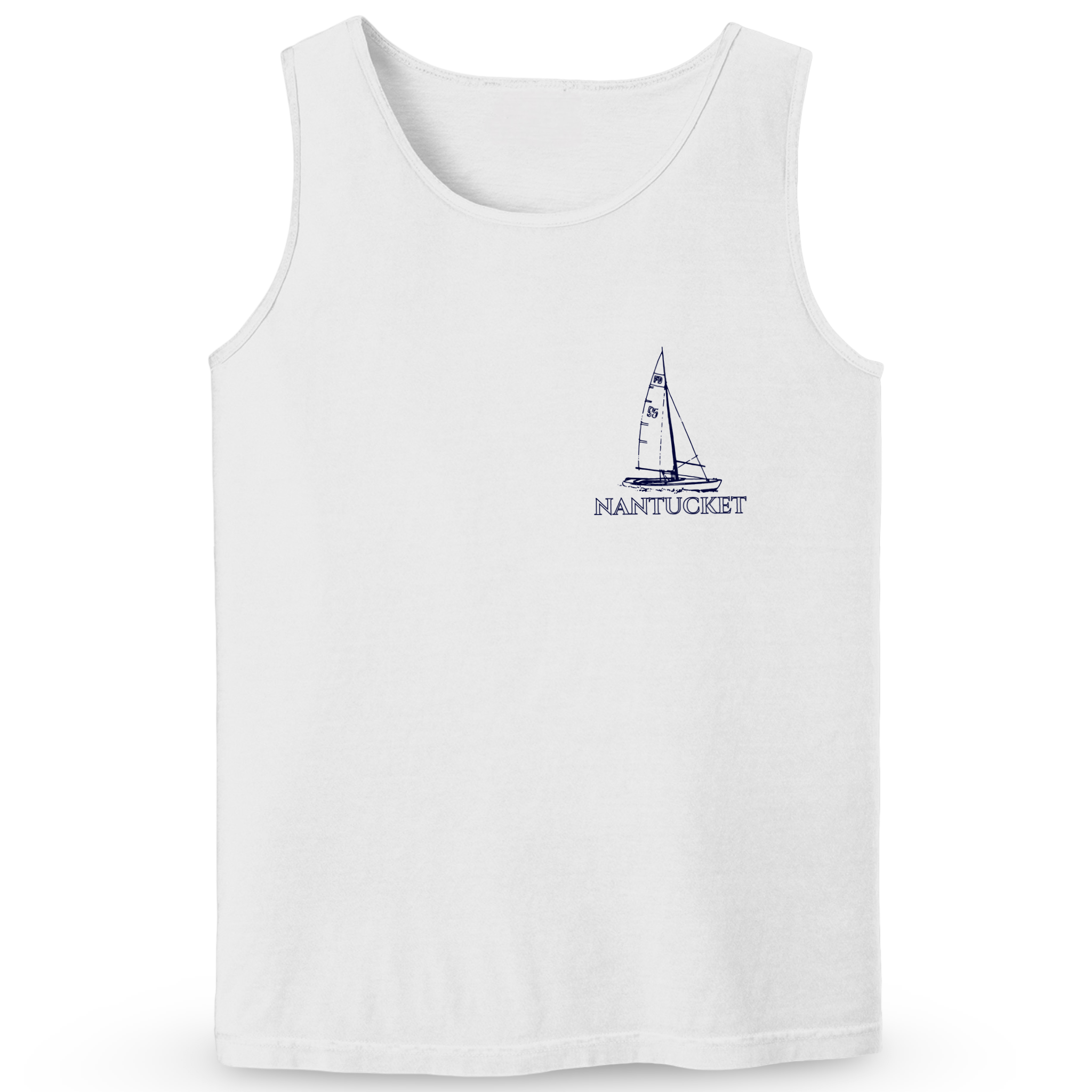 Cape Cod Clothing Company Nantucket Sailboat Soft Cotton Tank Top