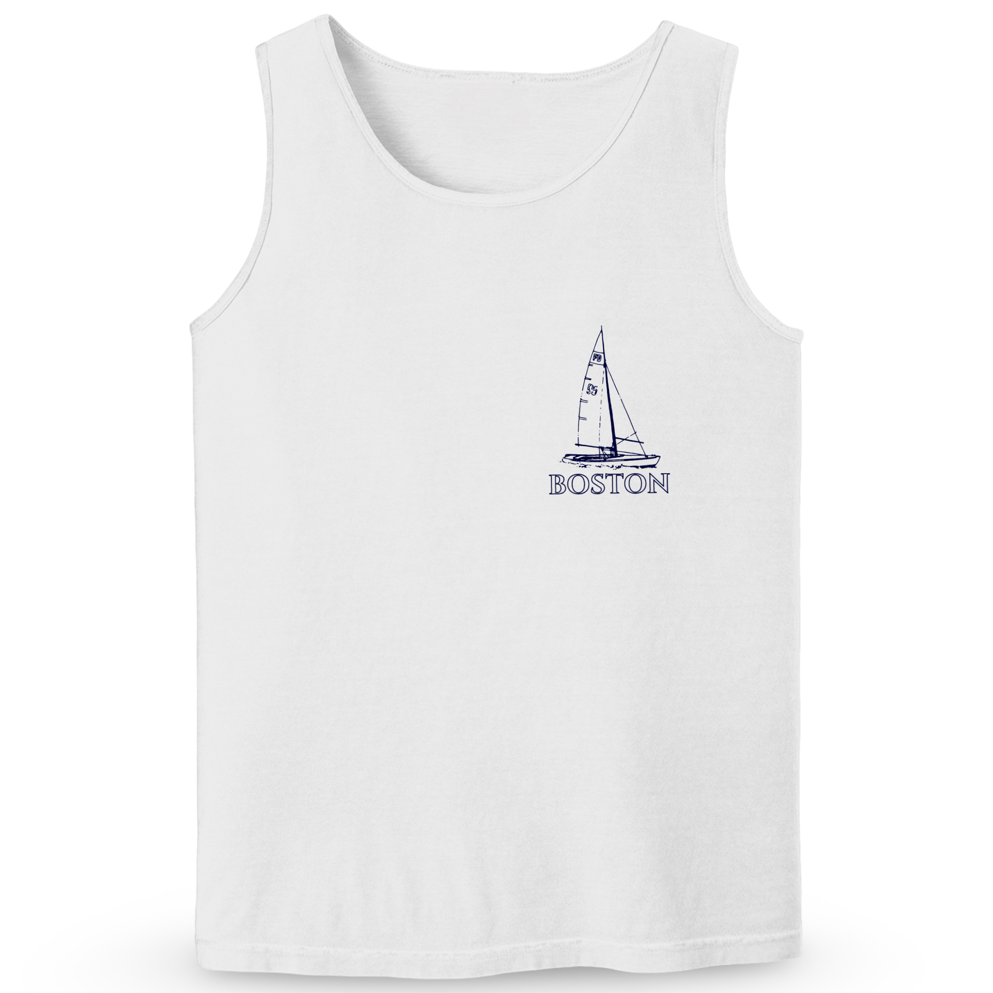 Cape Cod Clothing Company Boston Sailboat Soft Cotton Tank Top