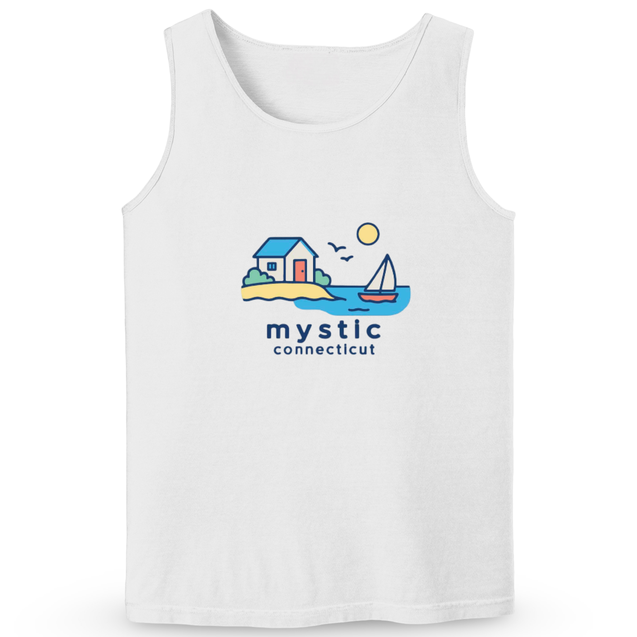 Cape Cod Clothing Company Mystic Beach House Soft Cotton Tank Top