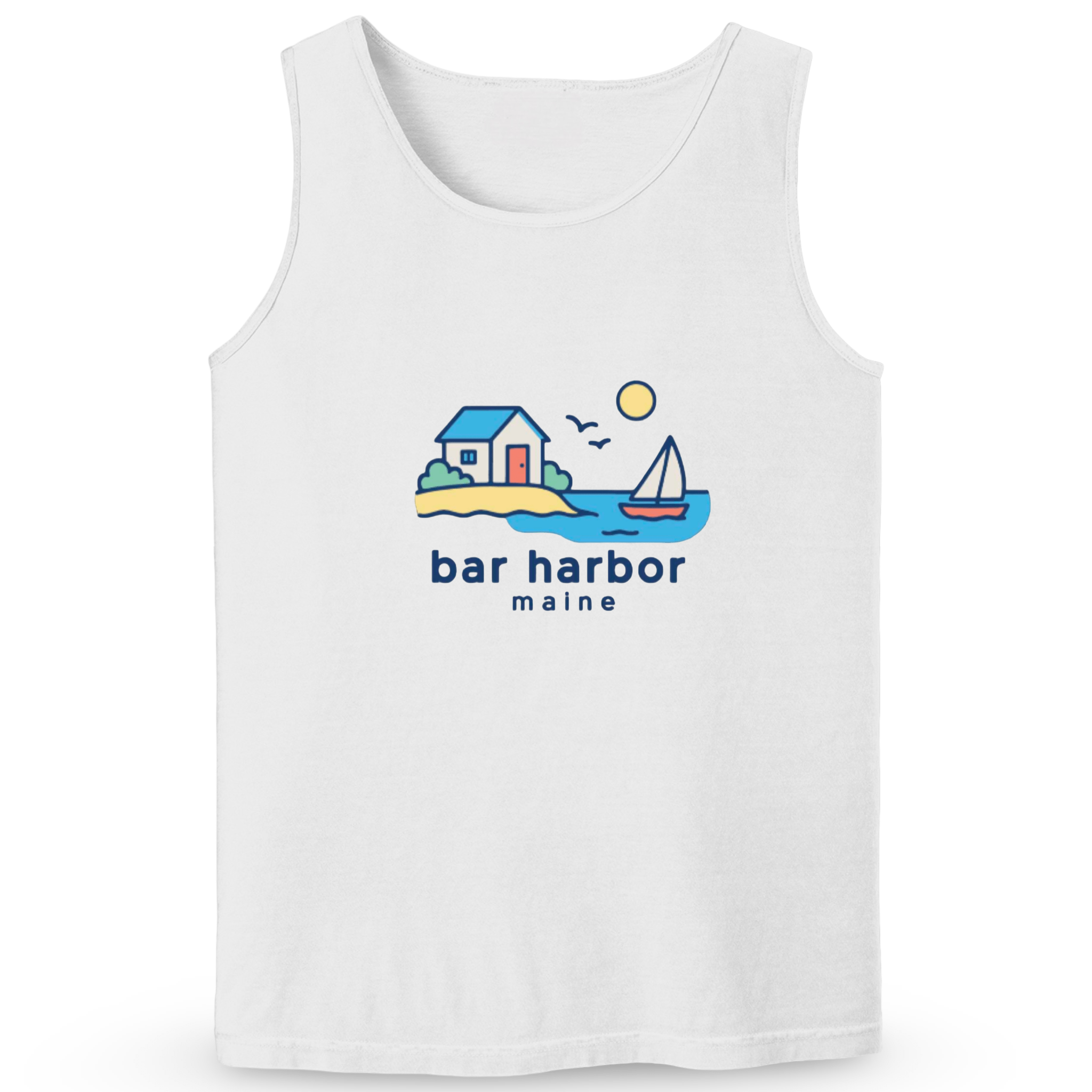 Cape Cod Clothing Company Bar Harbor Beach House Soft Cotton Tank Top