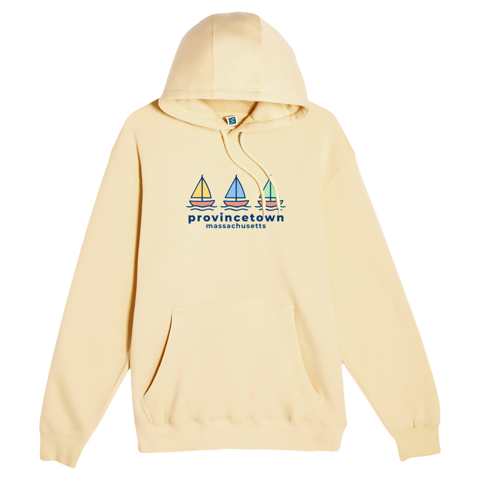 Cape Cod Clothing Company Provincetown Summer Sails Comfort Fleece Hoodie