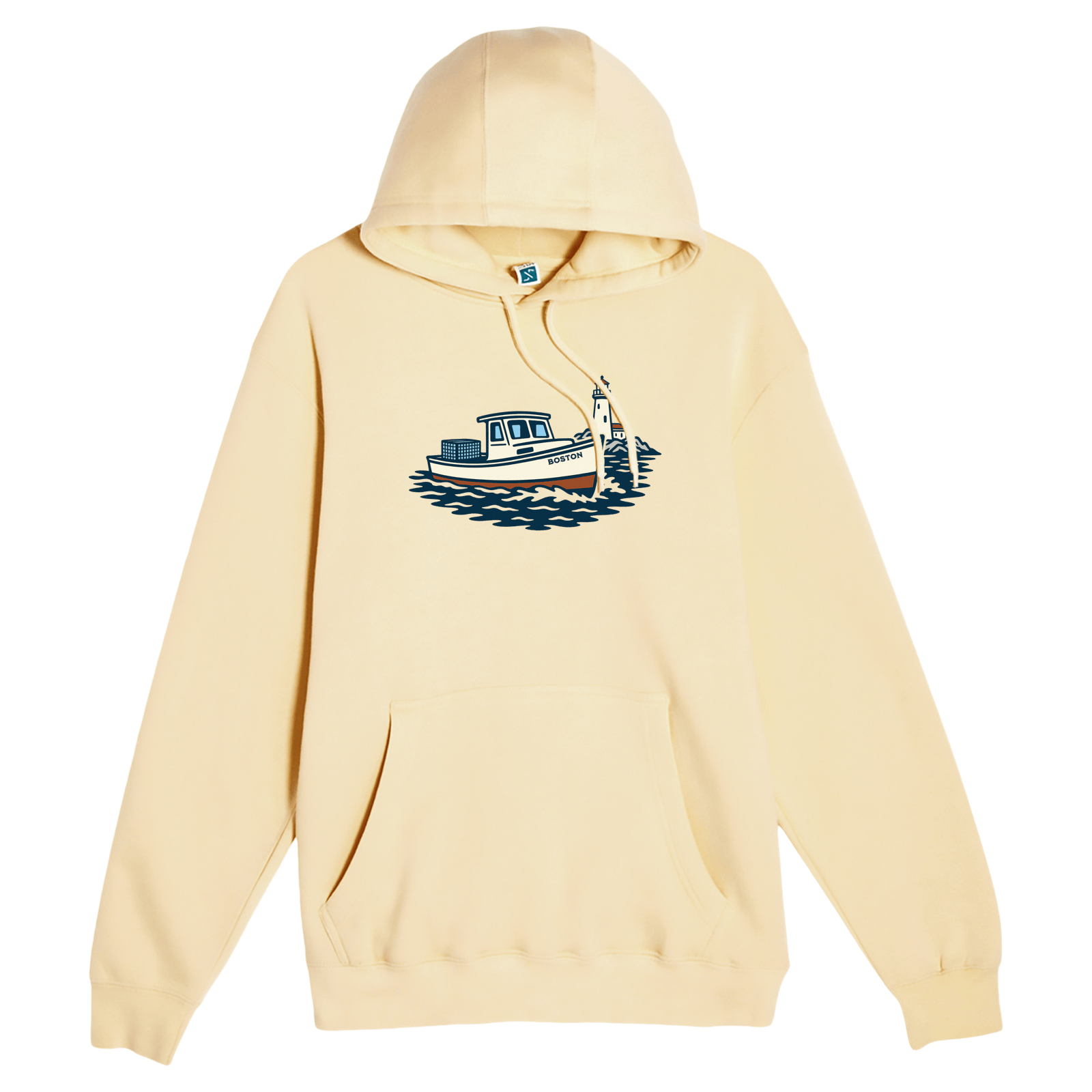 Cape Cod Clothing Company Boston Lobster Boat Comfort Fleece Hoodie