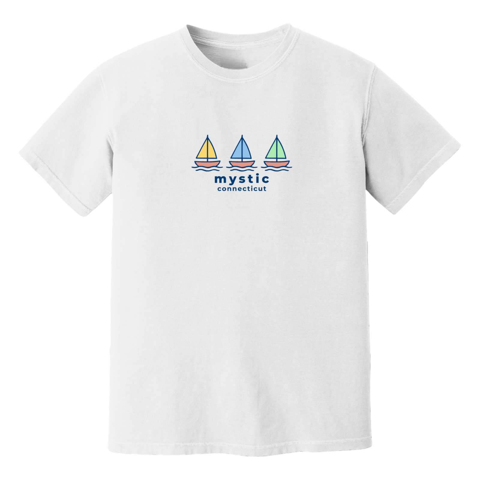 Cape Cod Clothing Company Mystic Summer Sails Soft Cotton T-Shirt