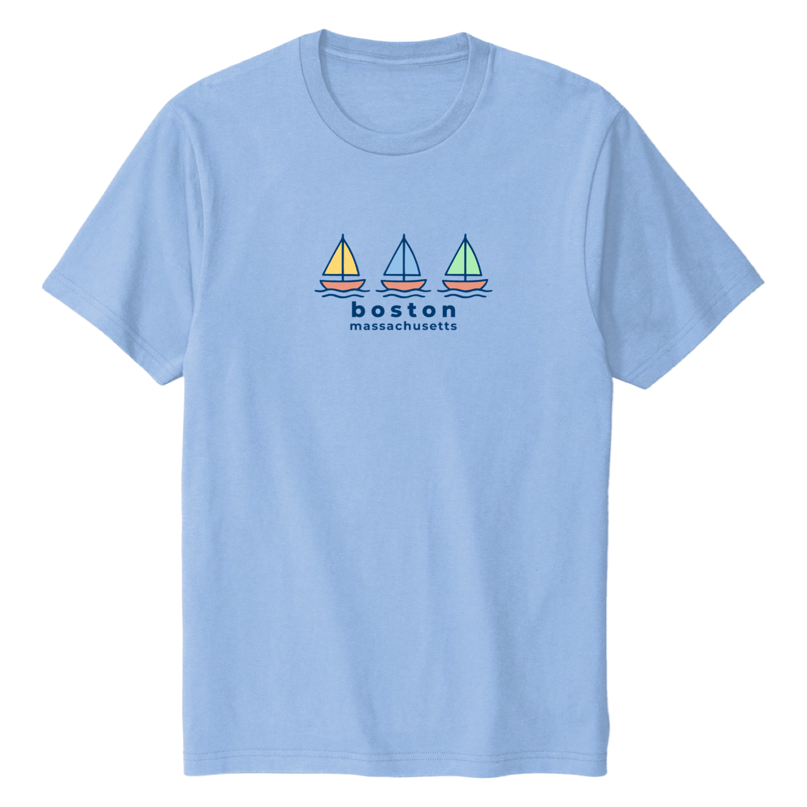 Cape Cod Clothing Company Boston Summer Sails Soft Cotton T-Shirt