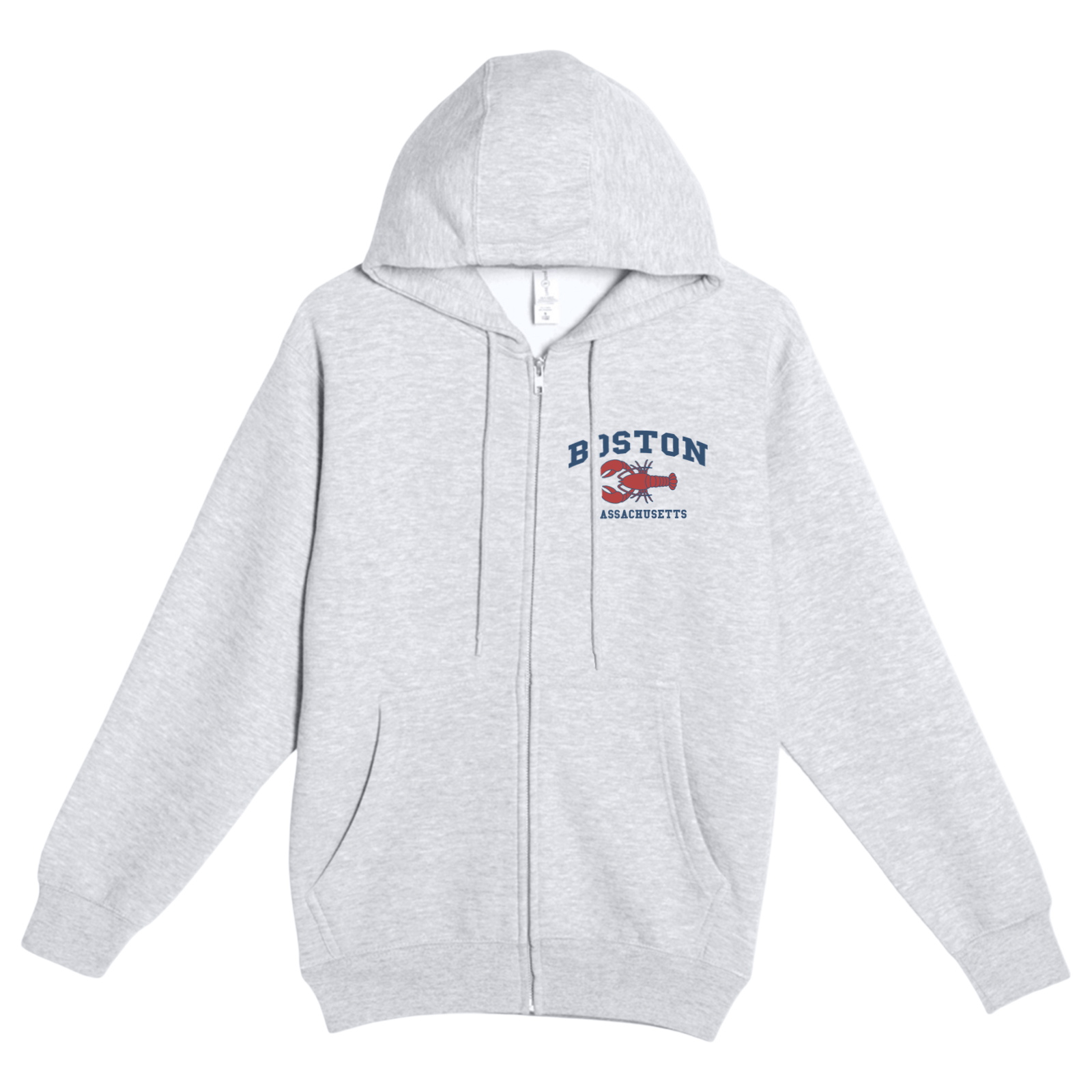 Cape Cod Clothing Company Boston Lobster Soft Fleece Full Zip Hoodie