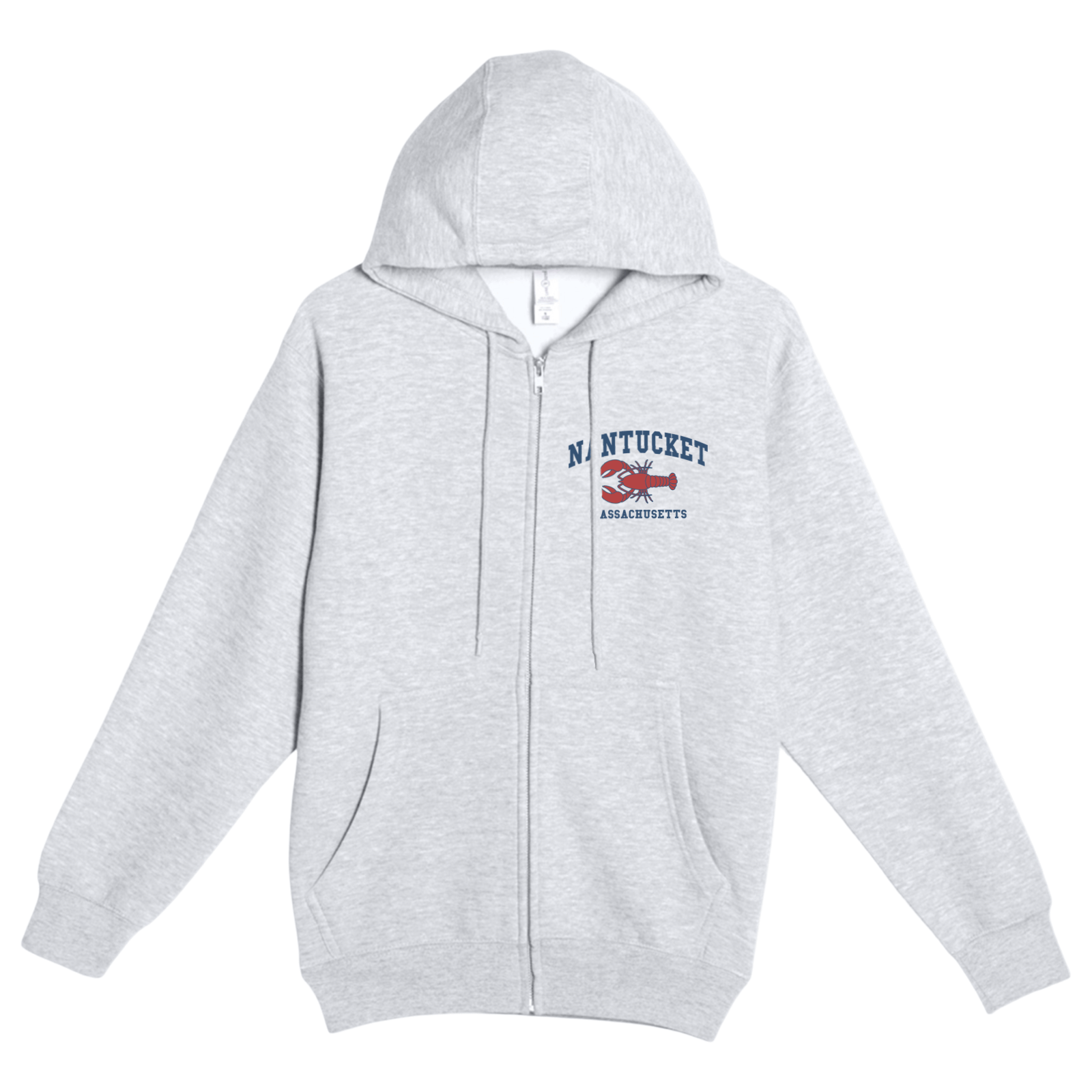 Cape Cod Clothing Company Nantucket Lobster Soft Fleece Full Zip Hoodie