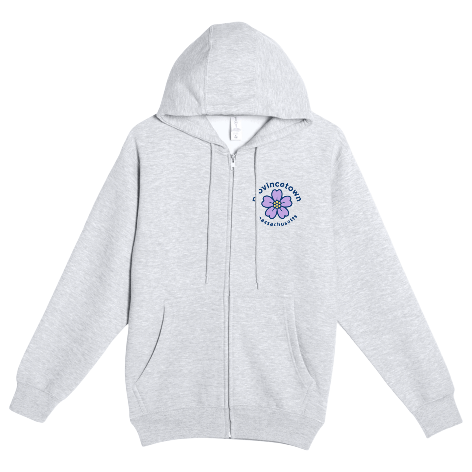 Cape Cod Clothing Company Provincetown Sea Lavender Soft Fleece Full Zip Hoodie