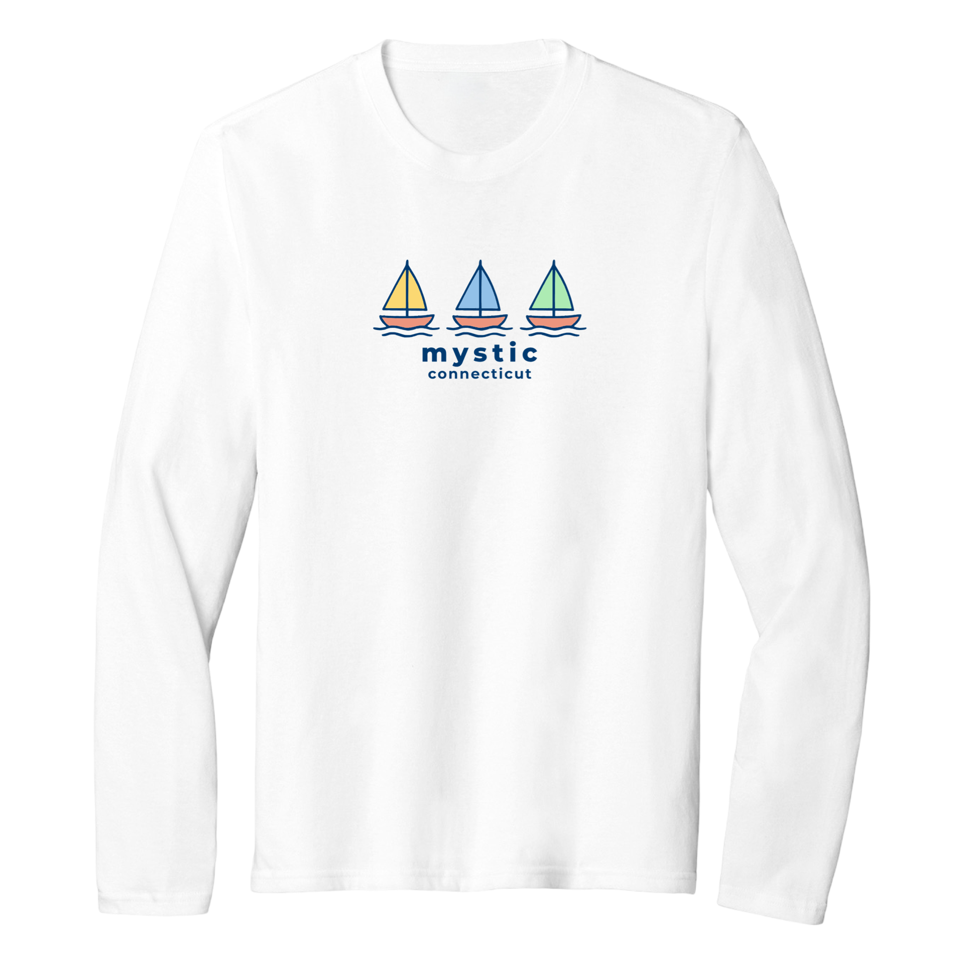 Cape Cod Clothing Company Mystic Summer Sails Essential Long Sleeve Tee