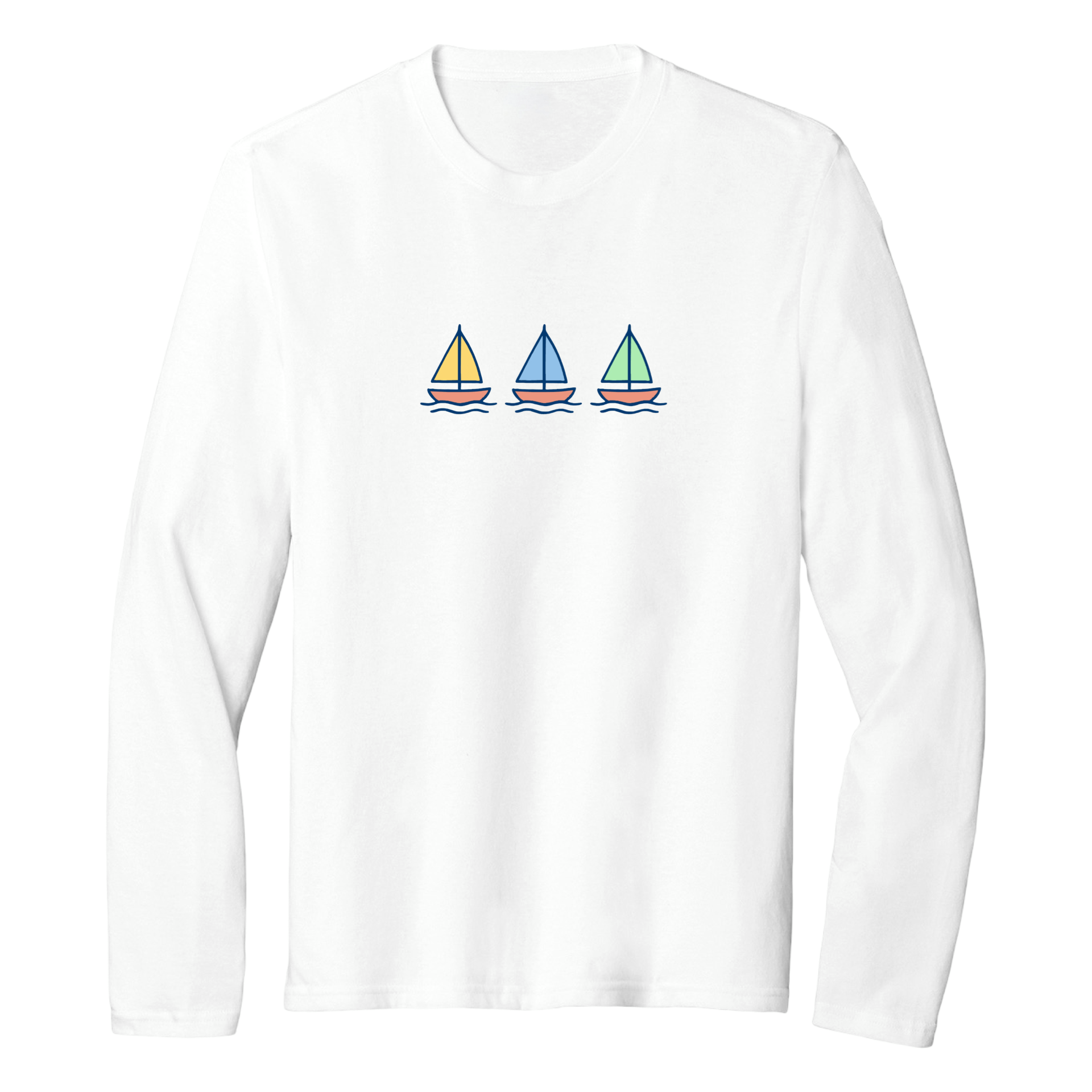 Cape Cod Clothing Company Summer Sails Essential Long Sleeve Tee