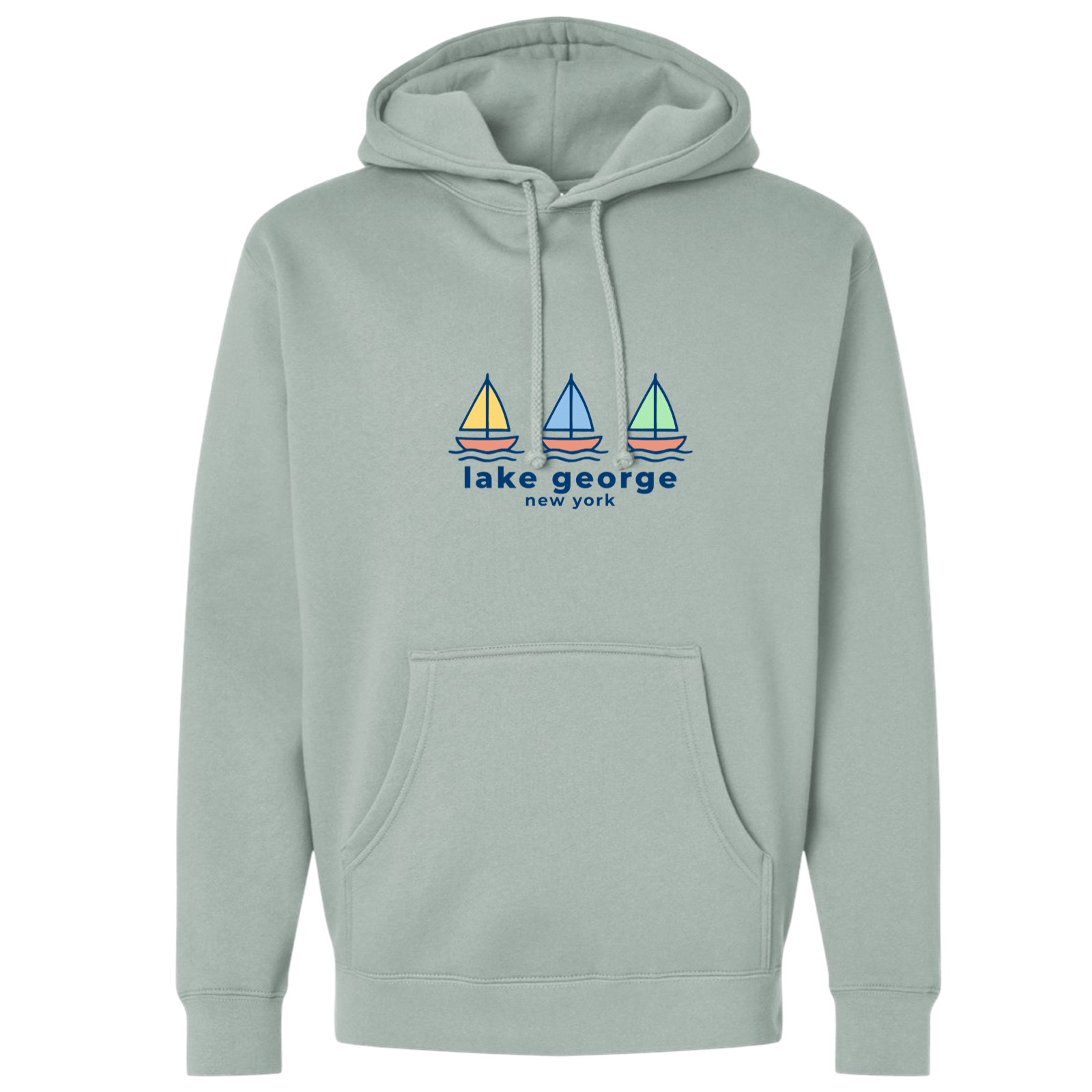 Cape Cod Clothing Company Lake George Summer Sails Midweight Fleece Hoodie
