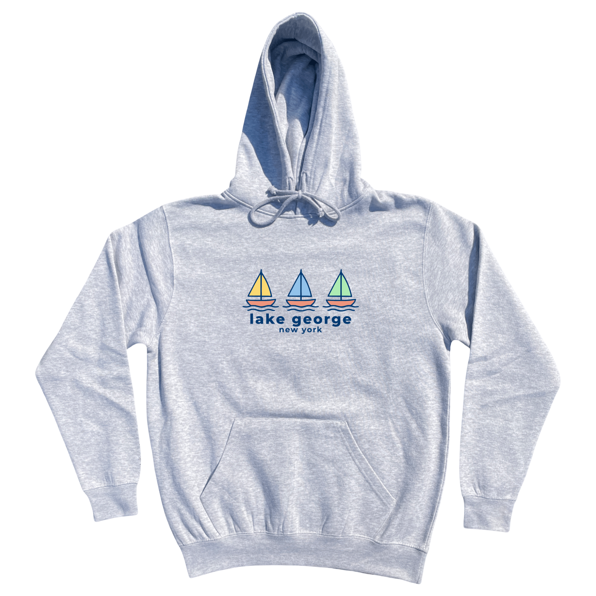 Cape Cod Clothing Company Lake George Summer Sails Soft Fleece Hoodie