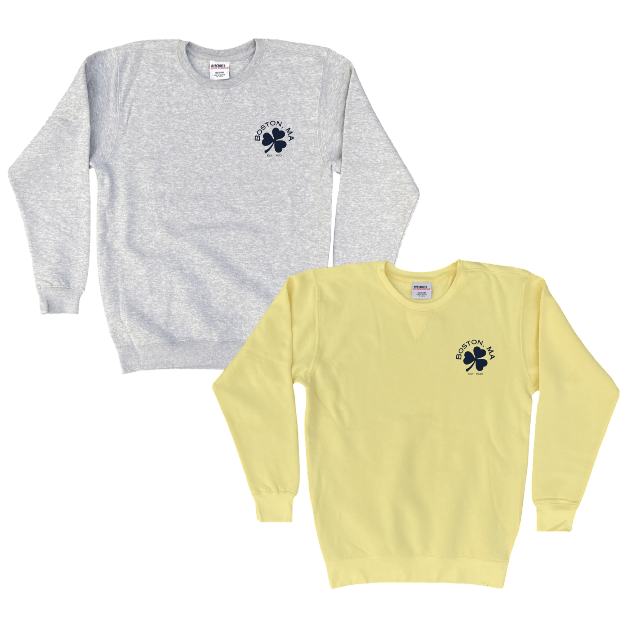 Cape Cod Clothing Company Boston Shamrock Fleece Crewneck Sweatshirt