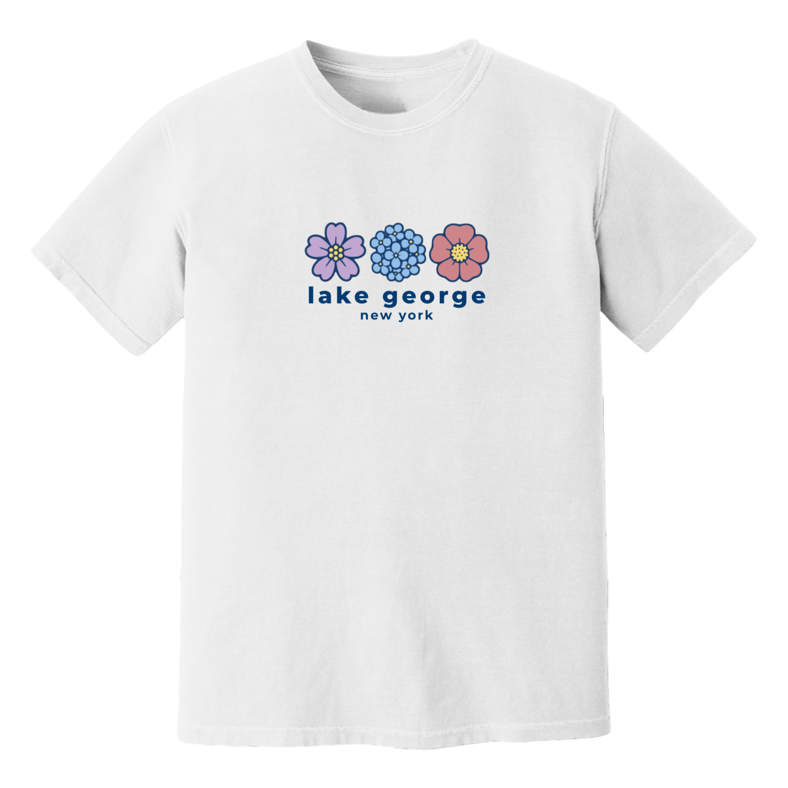 Cape Cod Clothing Company Lake George Summer Bloom Soft Cotton T-Shirt