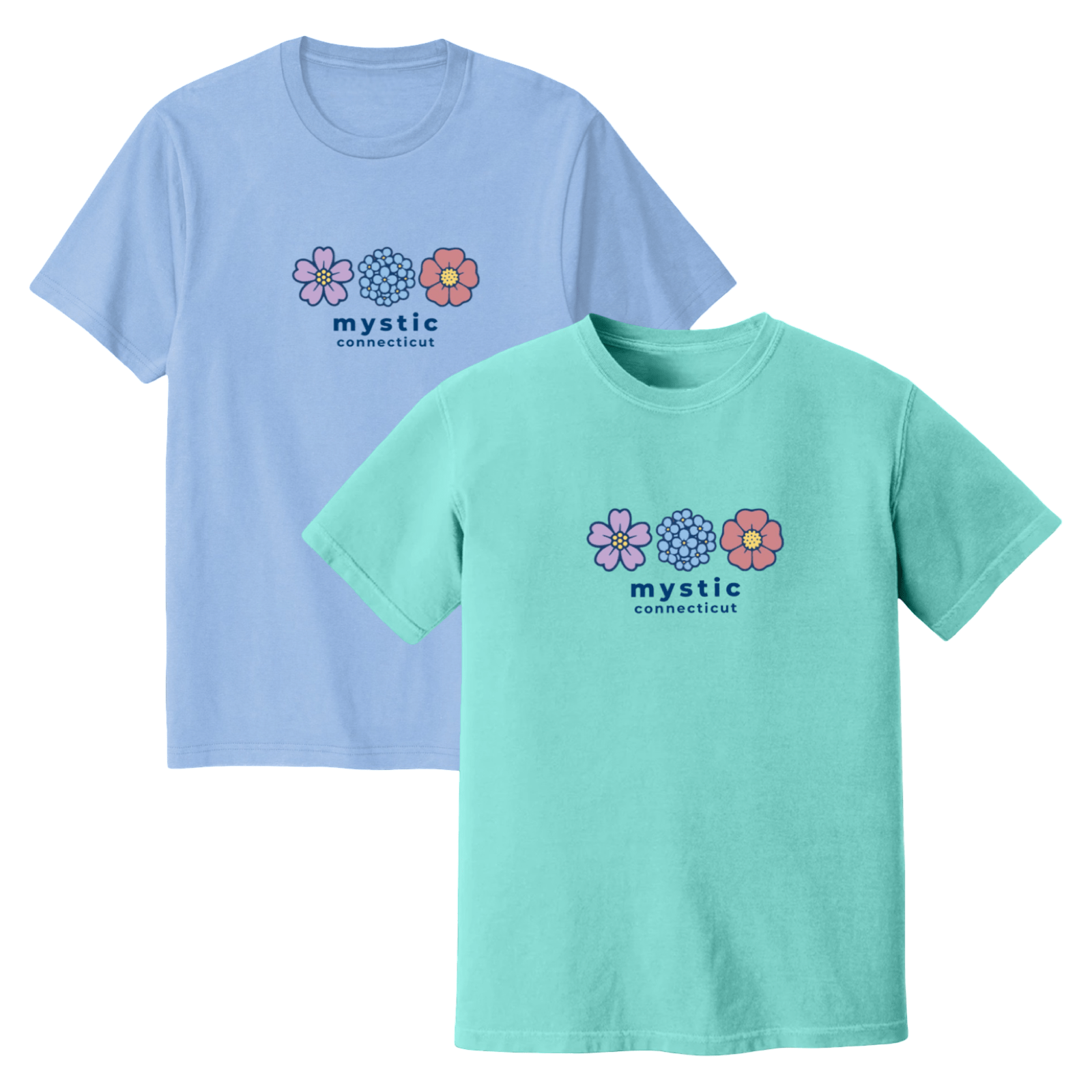 Cape Cod Clothing Company Mystic Summer Bloom Soft Cotton T-Shirt