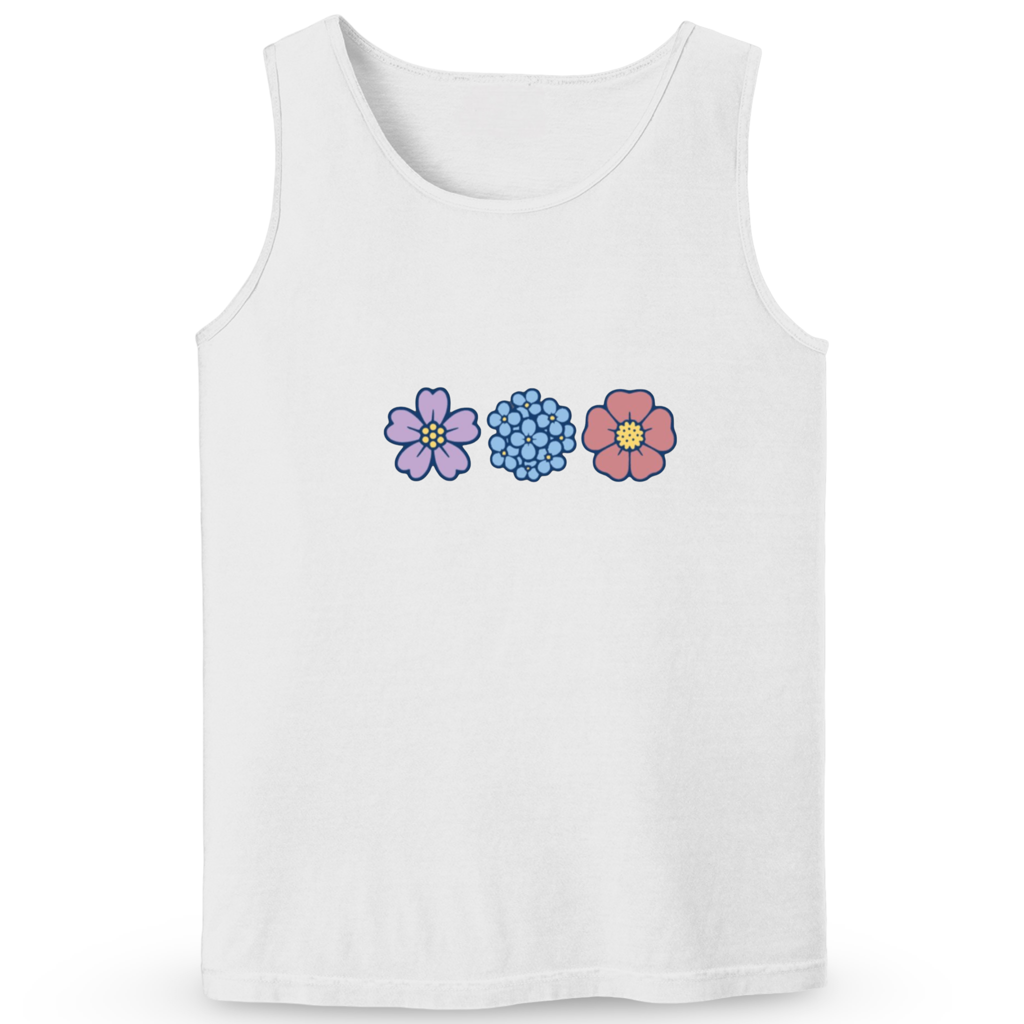 Cape Cod Clothing Company Summer Bloom Soft Cotton Tank Top