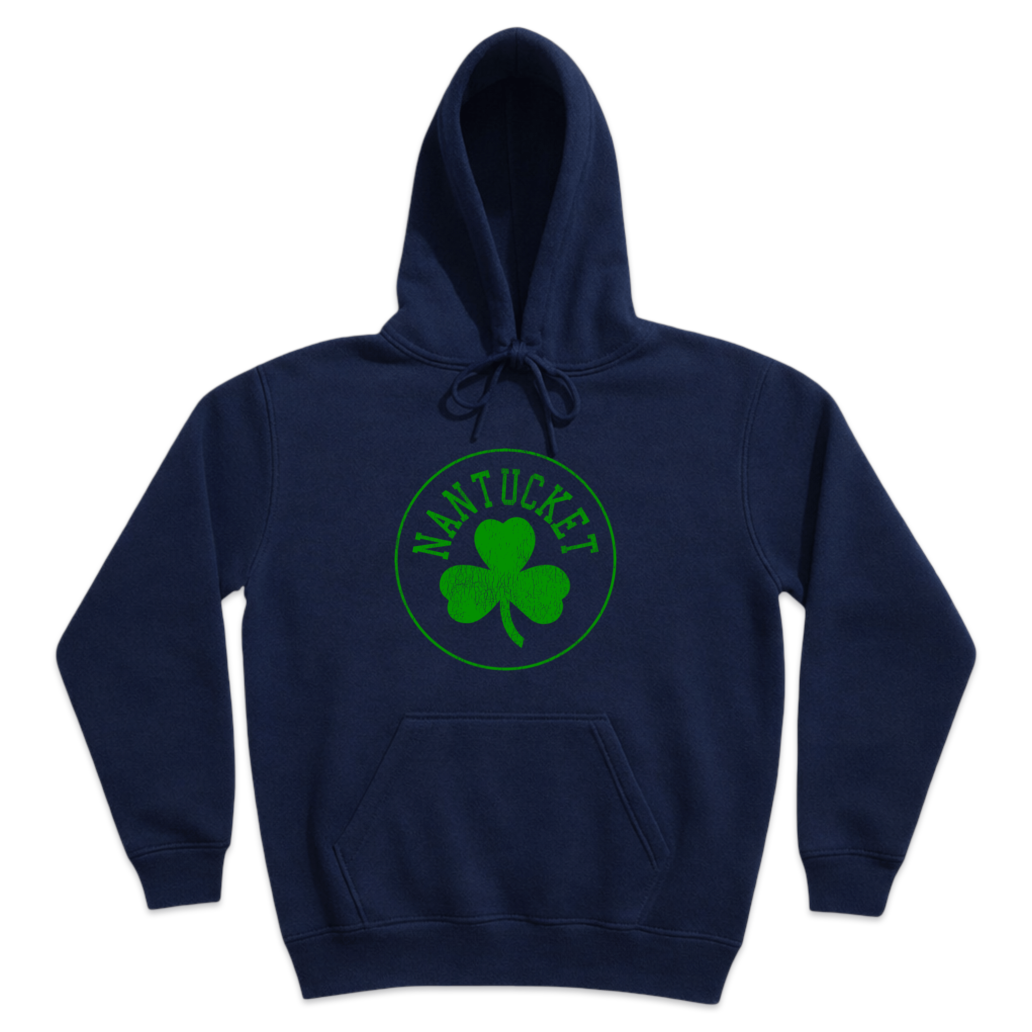Cape Cod Clothing Company Nantucket Aged Shamrock Soft Fleece Hoodie