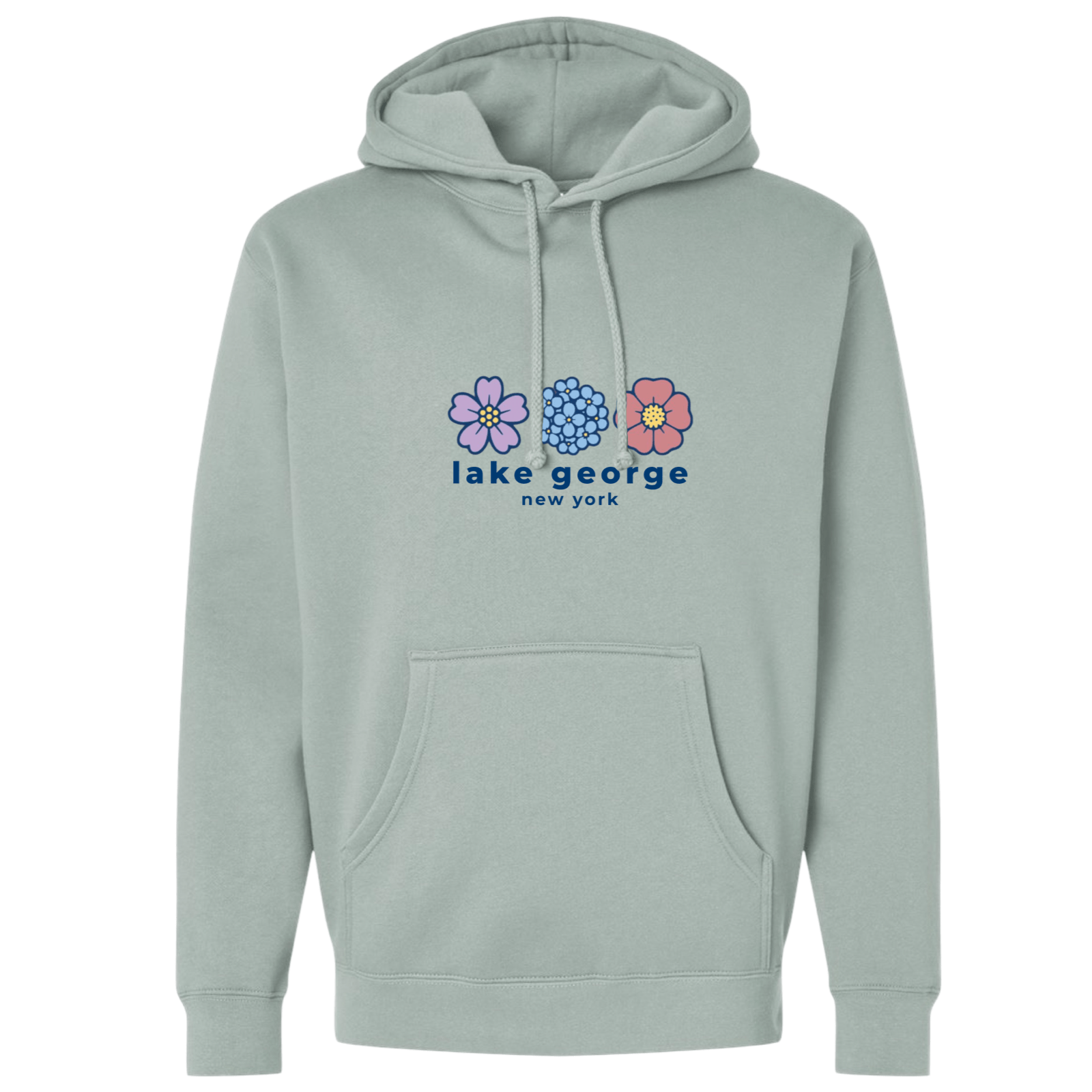 Cape Cod Clothing Company Lake George Summer Bloom Midweight Fleece Hoodie