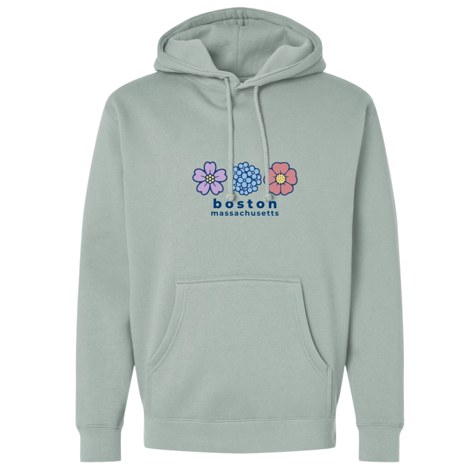 Cape Cod Clothing Company Boston Summer Bloom Midweight Fleece Hoodie