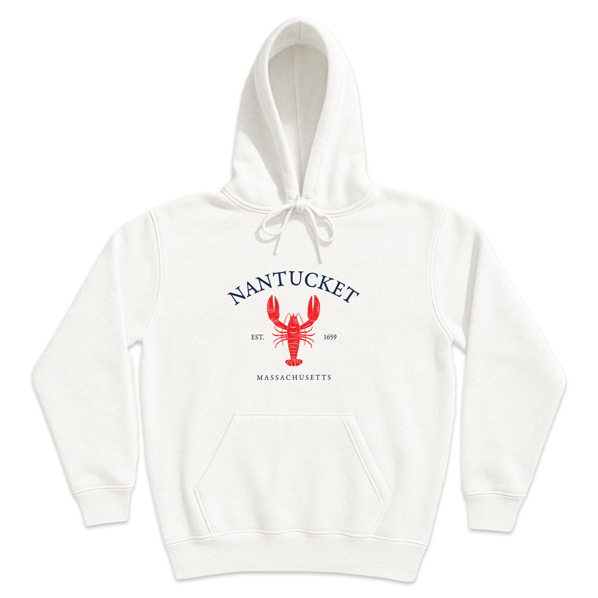 Cape Cod Clothing Company Nantucket Vintage Lobster Soft Fleece Hoodie