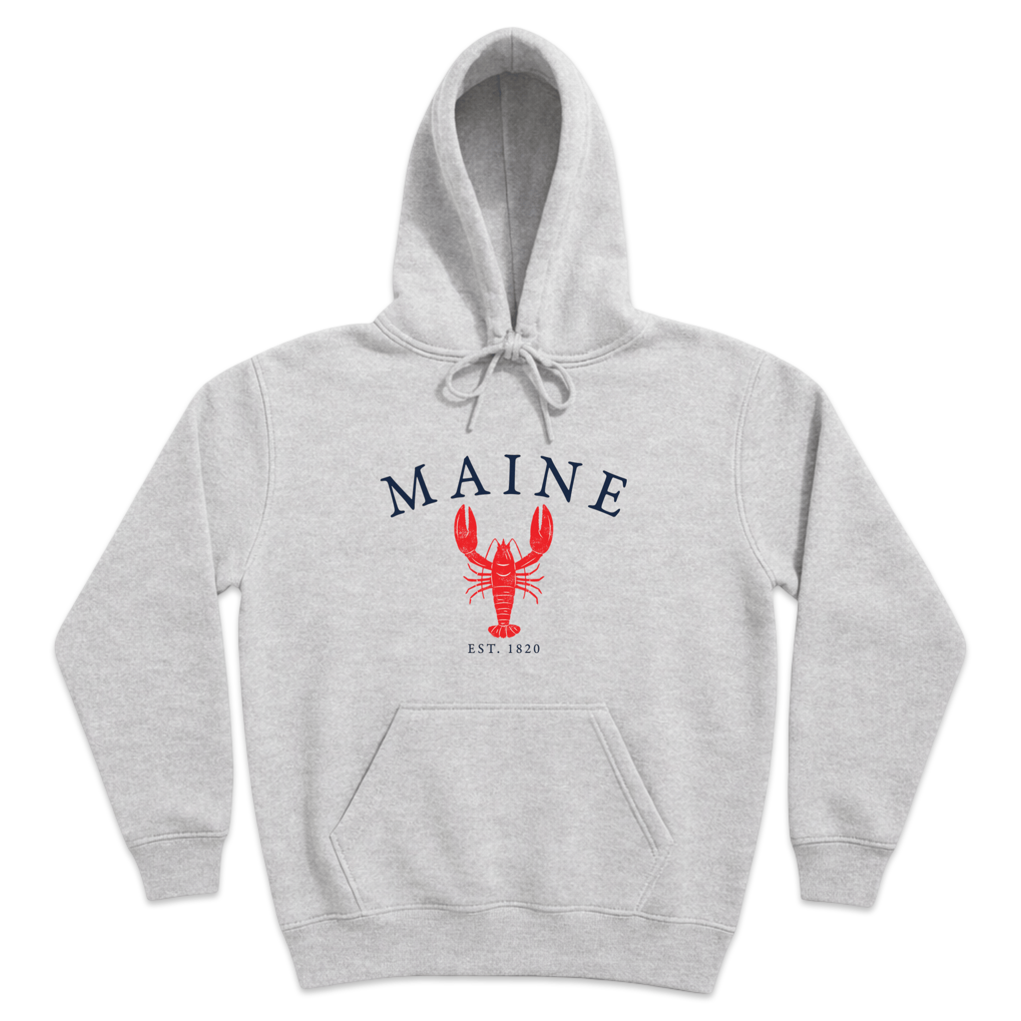 Cape Cod Clothing Company Maine Vintage Lobster Soft Fleece Hoodie