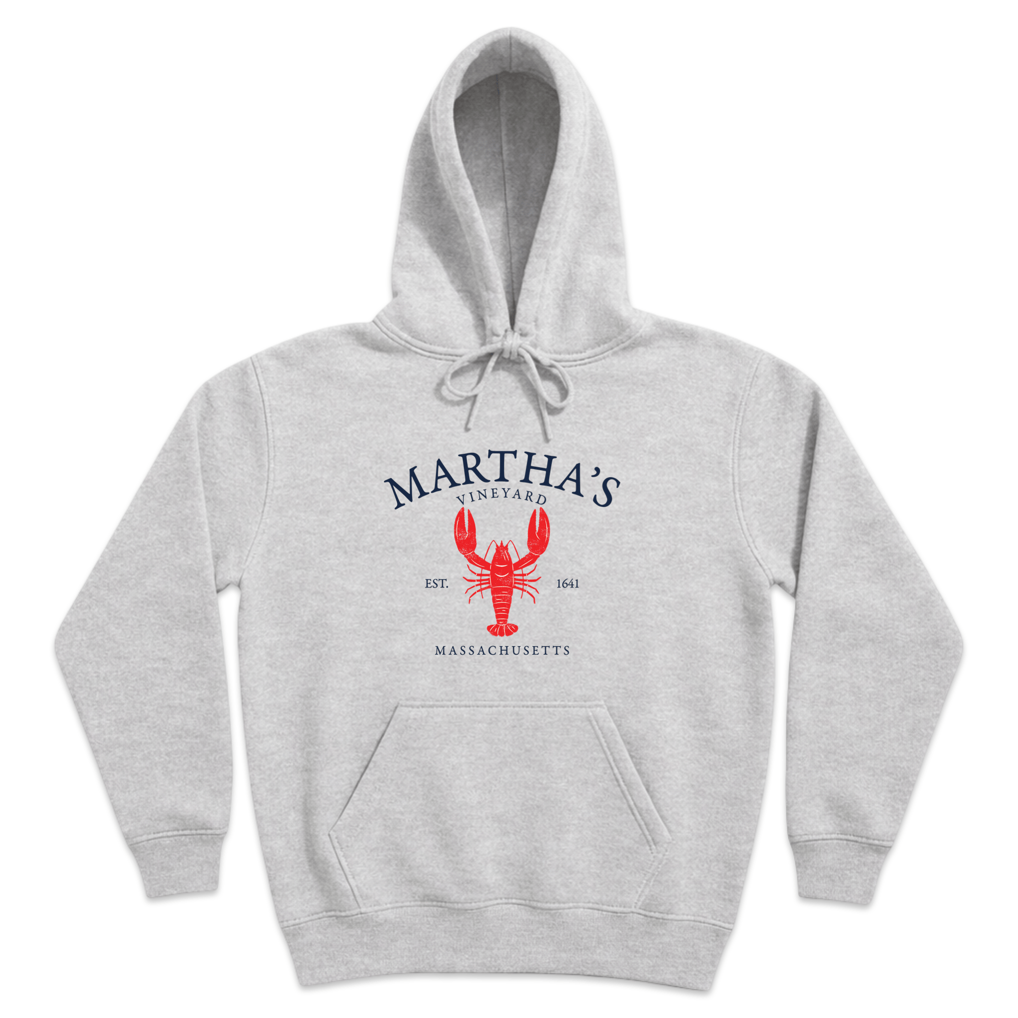 Cape Cod Clothing Company Martha's Vineyard Vintage Lobster Soft Fleece Hoodie