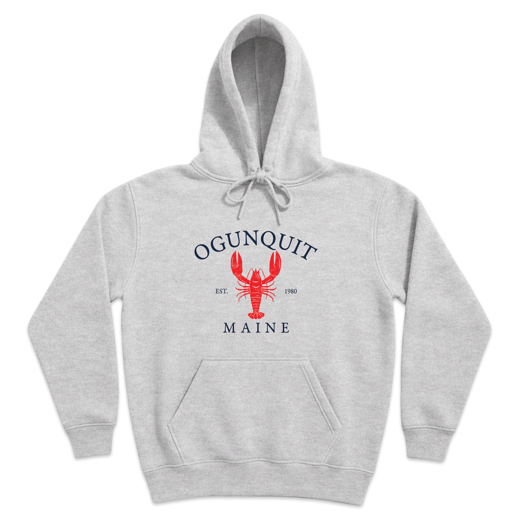 Cape Cod Clothing Company Ogunquit Vintage Lobster Soft Fleece Hoodie
