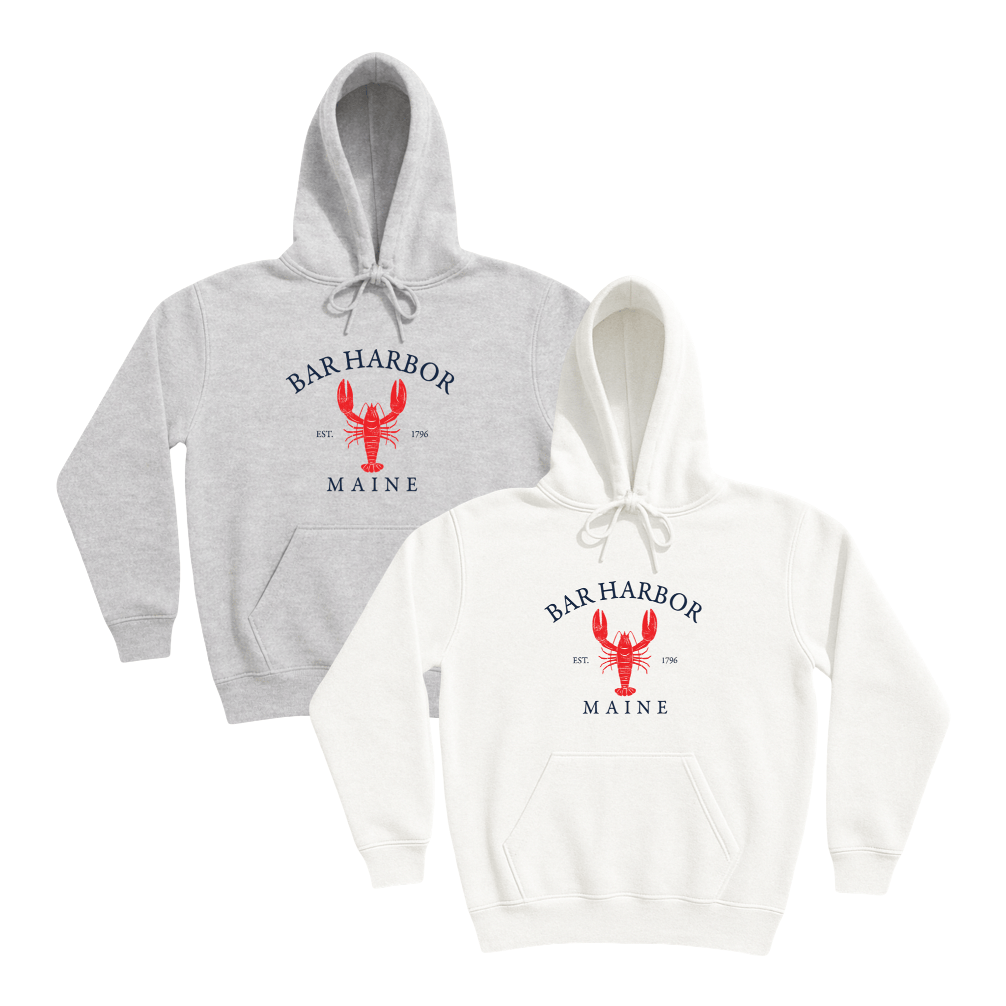 Cape Cod Clothing Company Bar Harbor Vintage Lobster Soft Fleece Hoodie