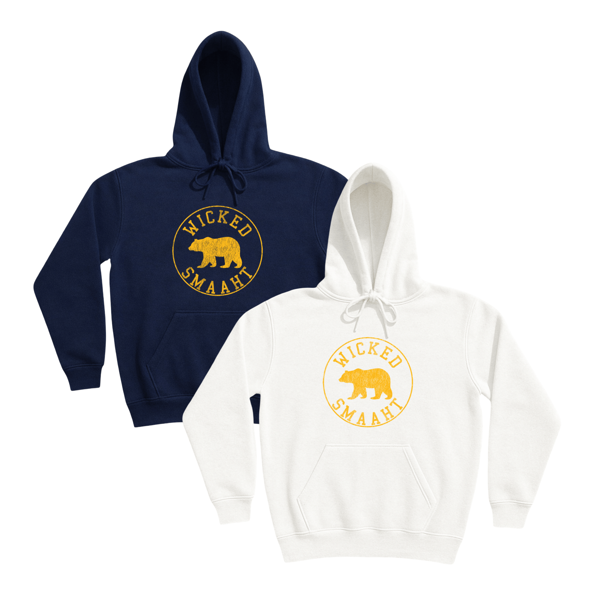 Cape Cod Clothing Company Wicked Smaaht Legacy Bear Soft Fleece Hoodie