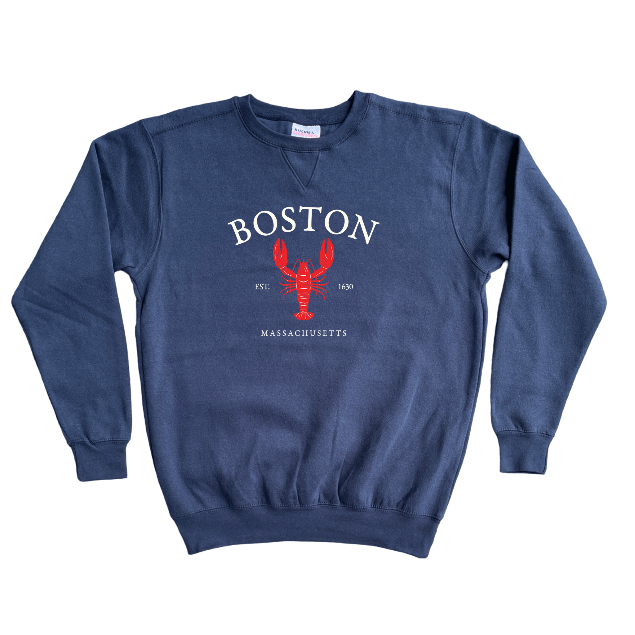 Cape Cod Clothing Company Boston Vintage Lobster Fleece Crewneck