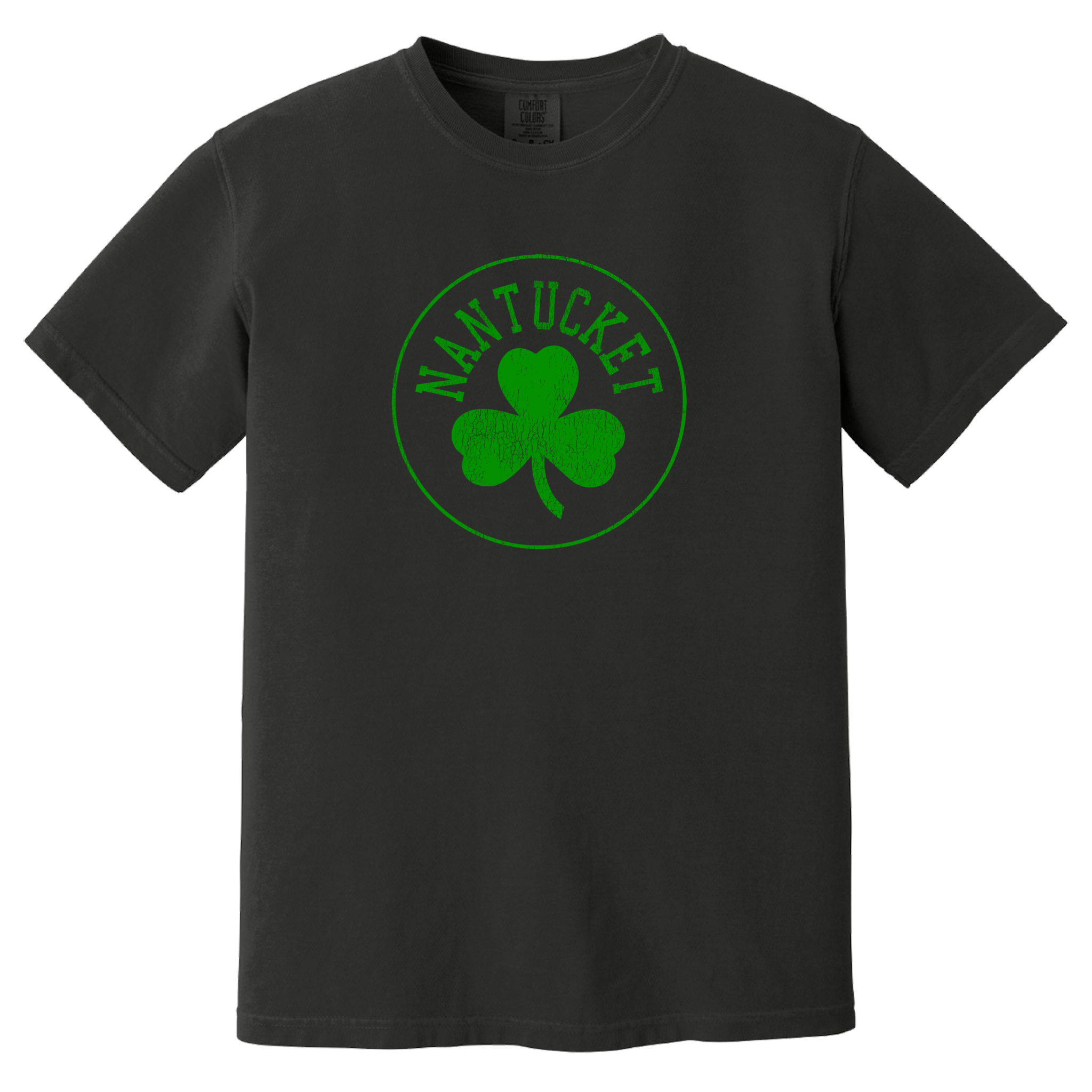 Cape Cod Clothing Company Nantucket Legacy Shamrock Comfort Colors T-Shirt - Clearance