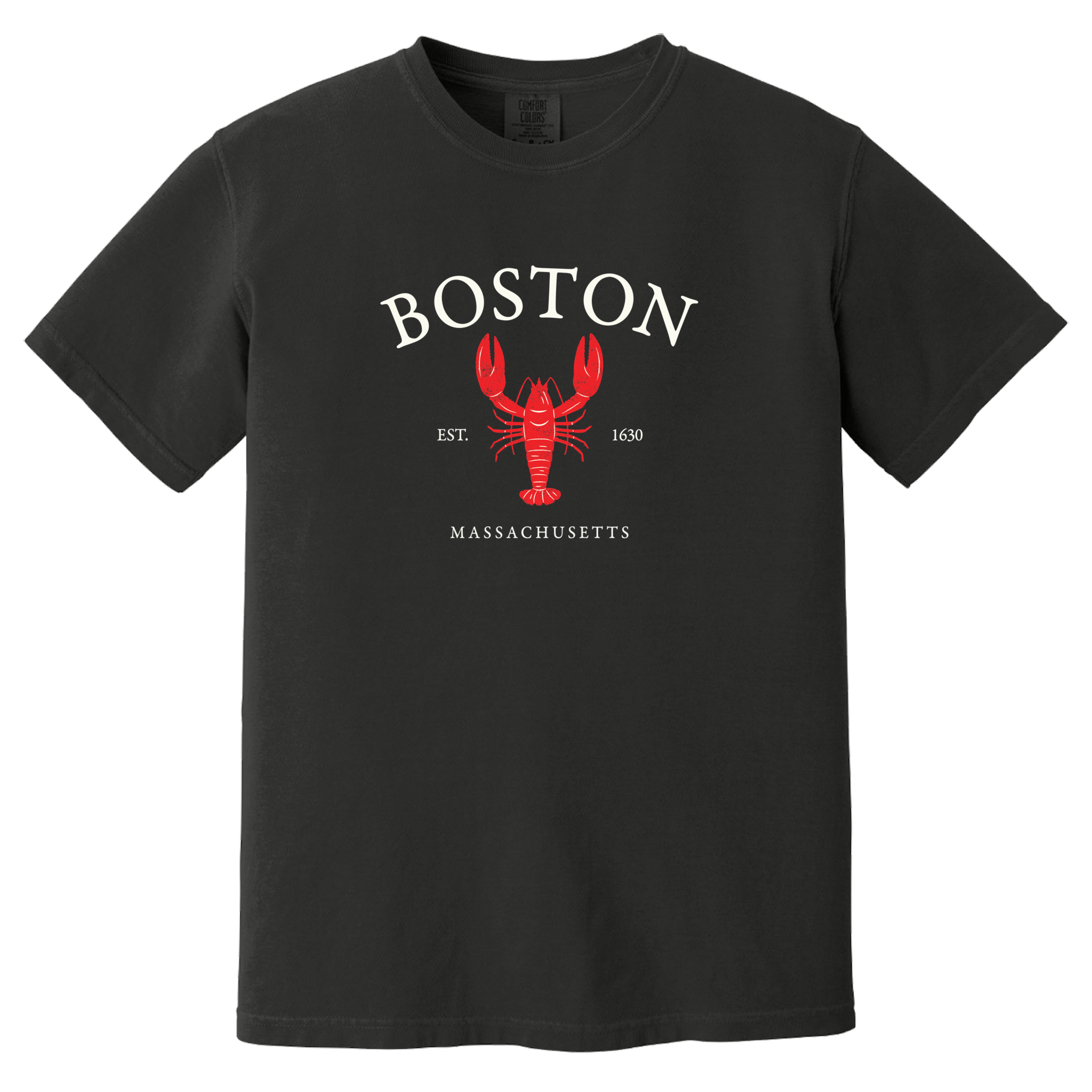 Cape Cod Clothing Company Boston Vintage Lobster Comfort Colors T-Shirt - Clearance
