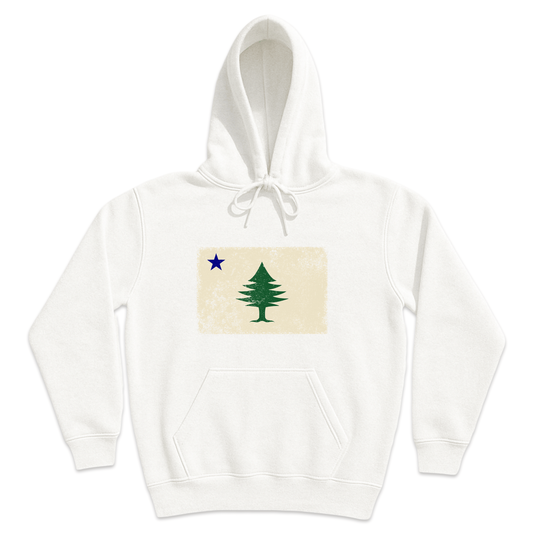 Cape Cod Clothing Company Classic Maine Flag Soft Fleece Hoodie