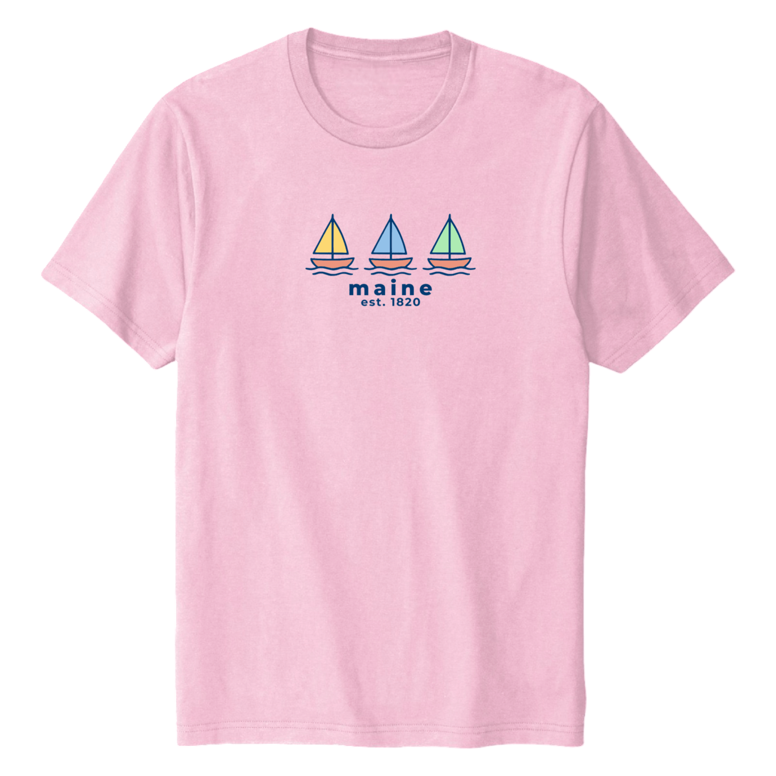 Cape Cod Clothing Company Maine Summer Sails Soft Cotton T-Shirt
