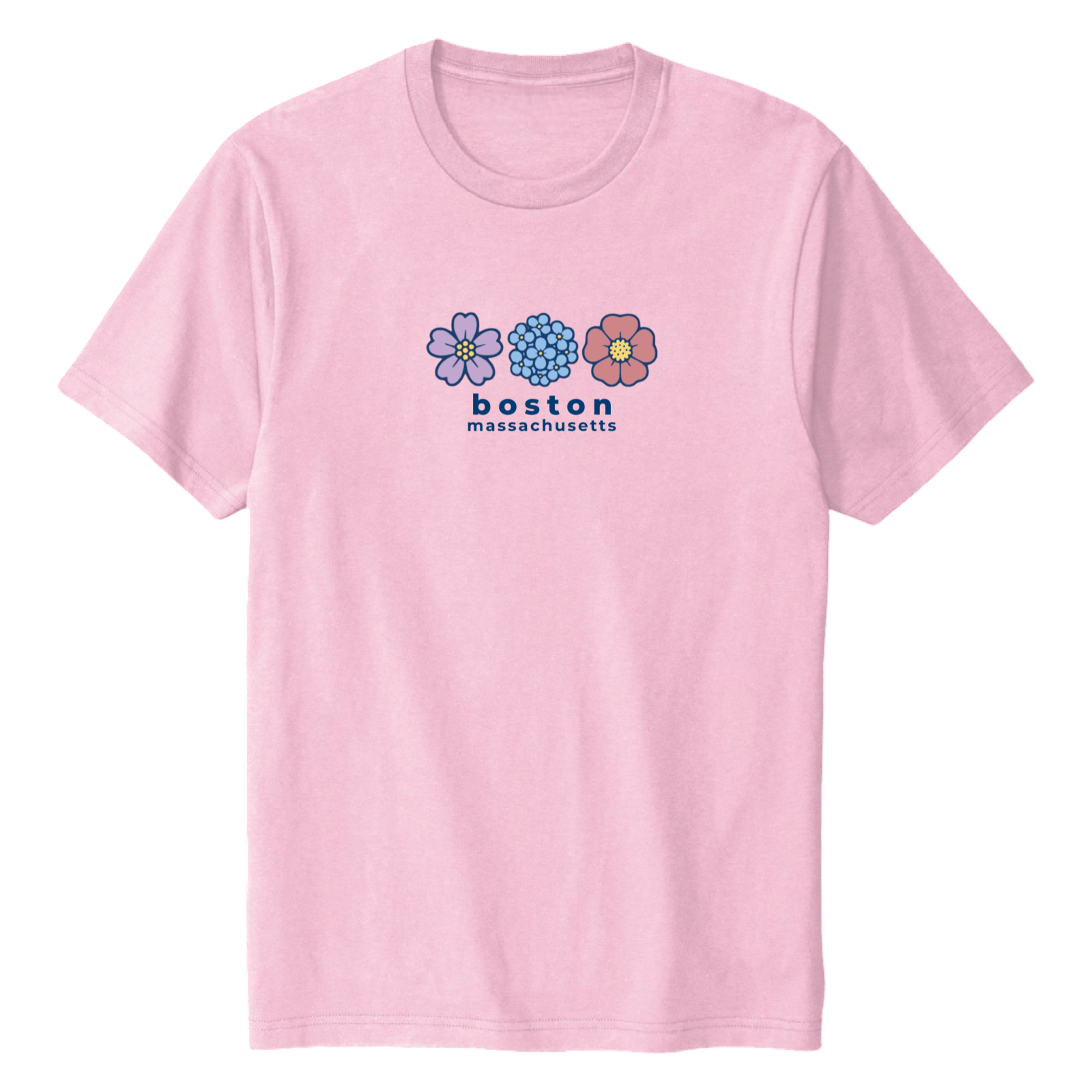 Cape Cod Clothing Company Boston Summer Bloom Soft Cotton T-Shirt