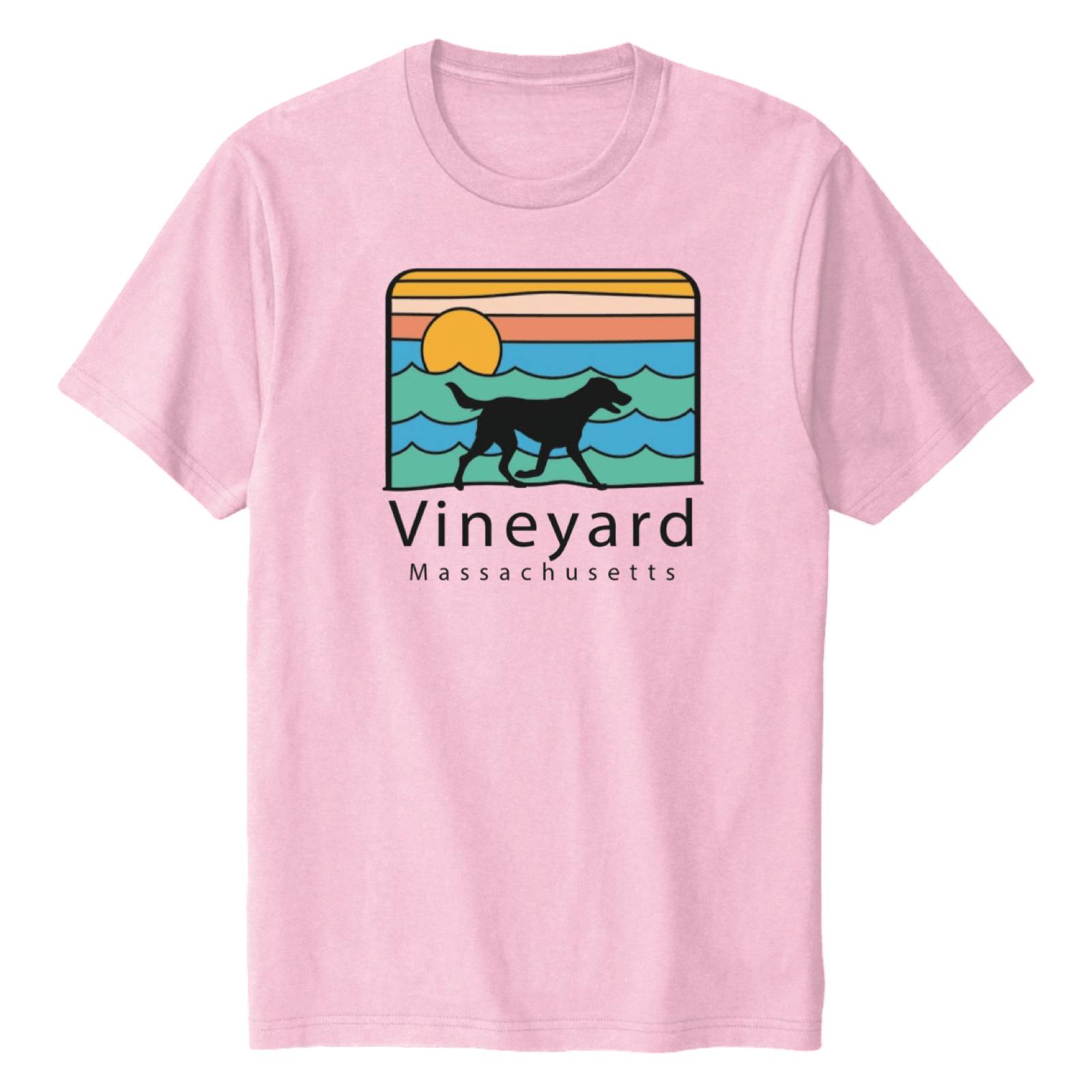 Cape Cod Clothing Company Vineyard Summer Dog Soft Cotton T-Shirt