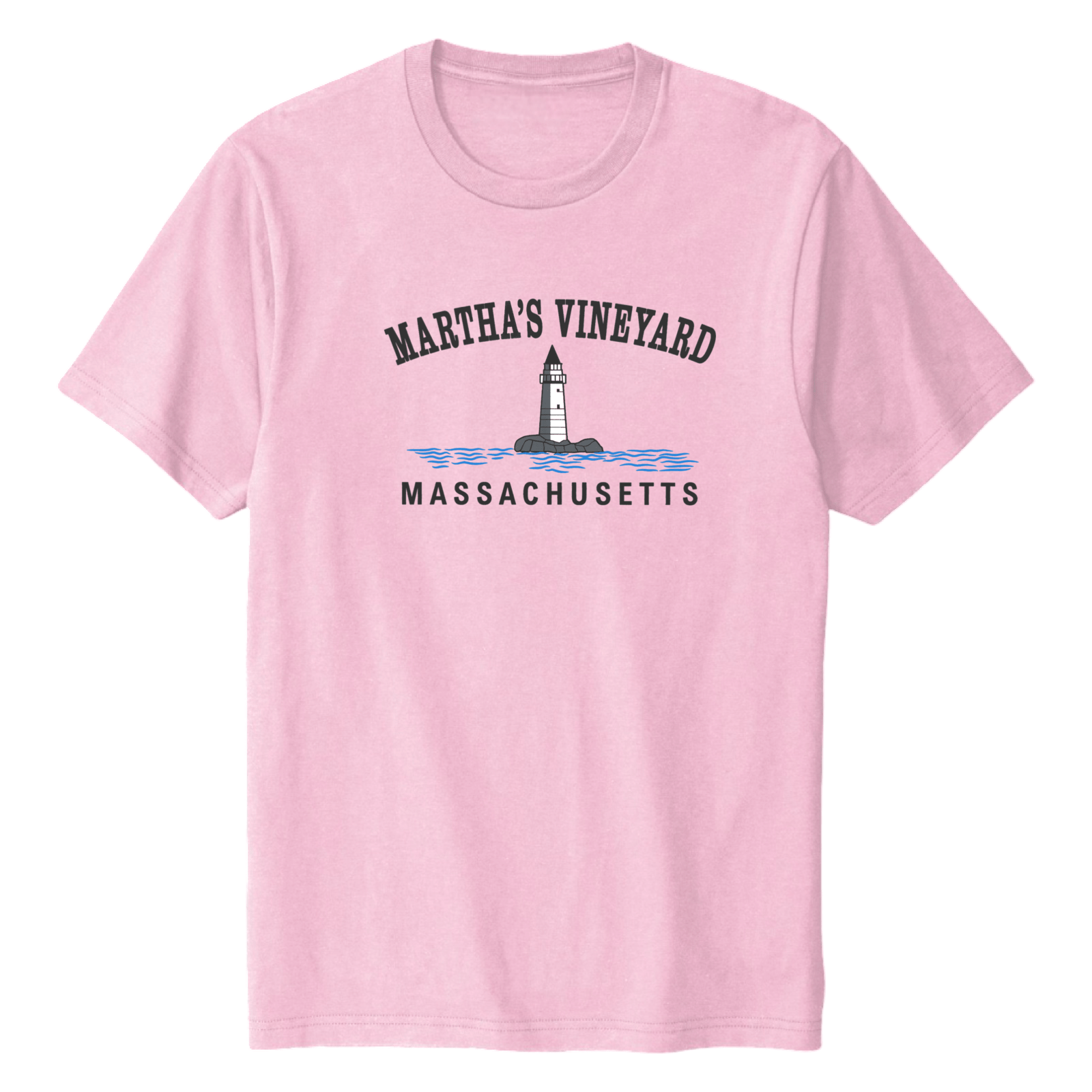 Cape Cod Clothing Company Martha's Vineyard Big Lighthouse Soft Cotton T-Shirt