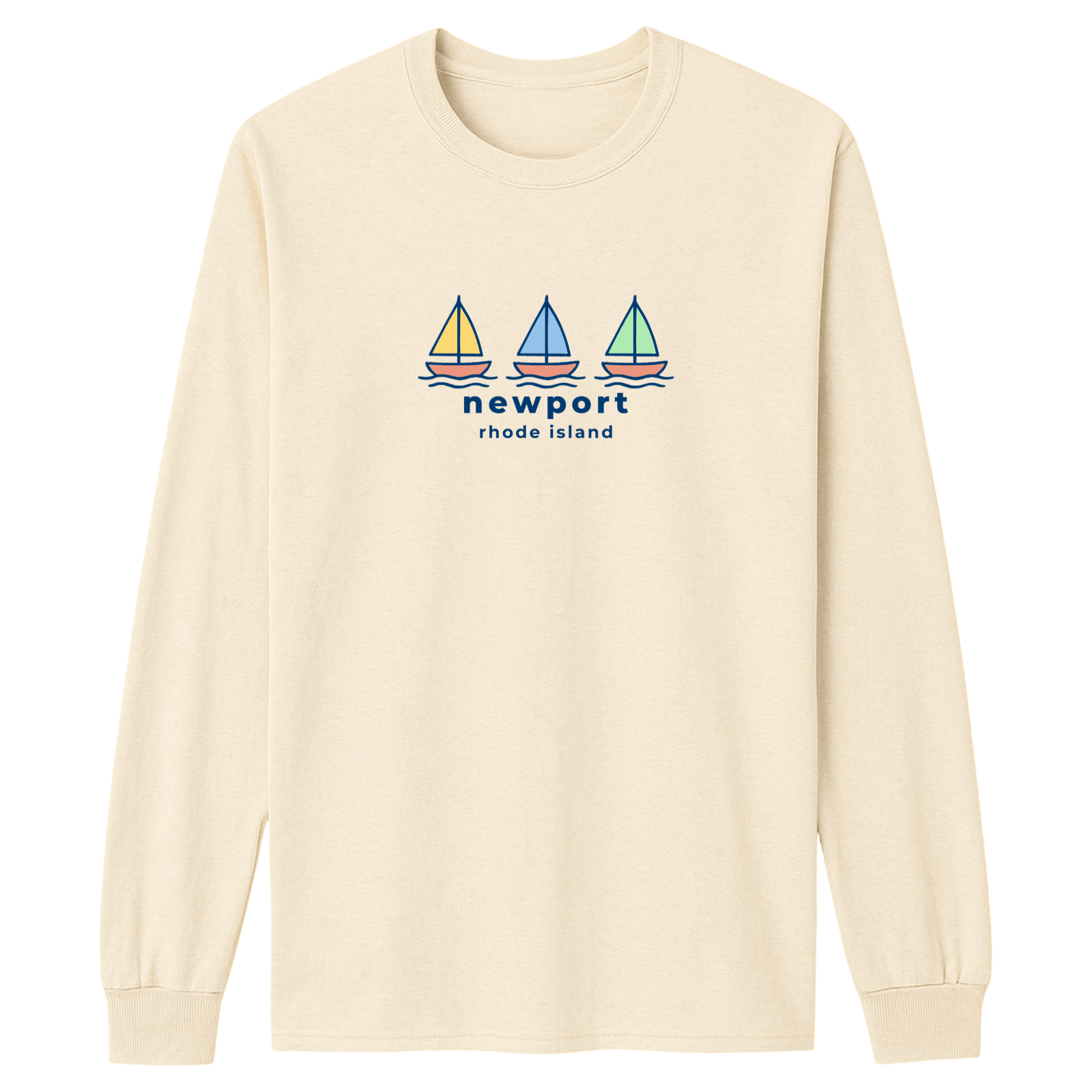 Cape Cod Clothing Company Newport Summer Sails Essential Long Sleeve Tee