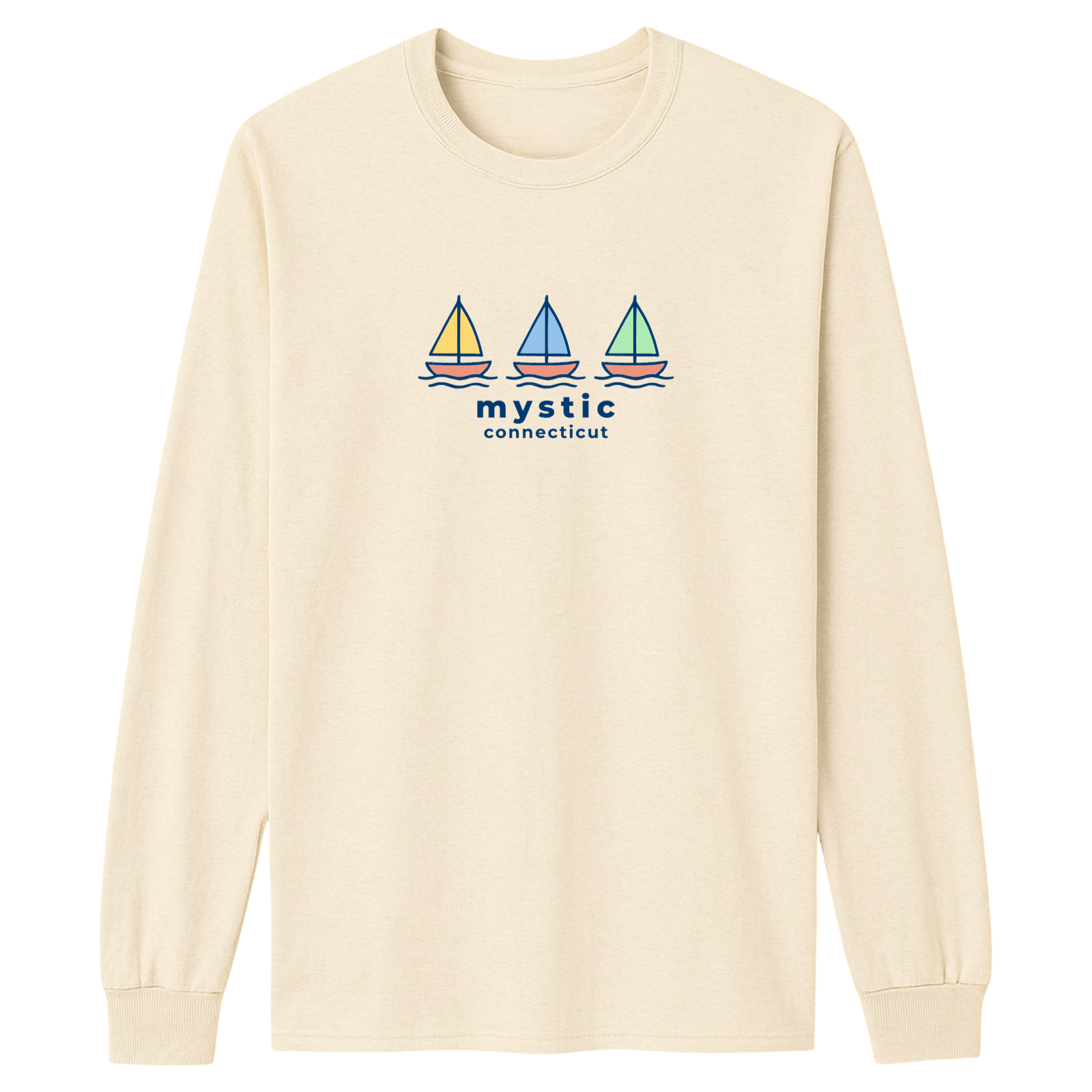 Cape Cod Clothing Company Mystic Summer Sails Essential Long Sleeve Tee