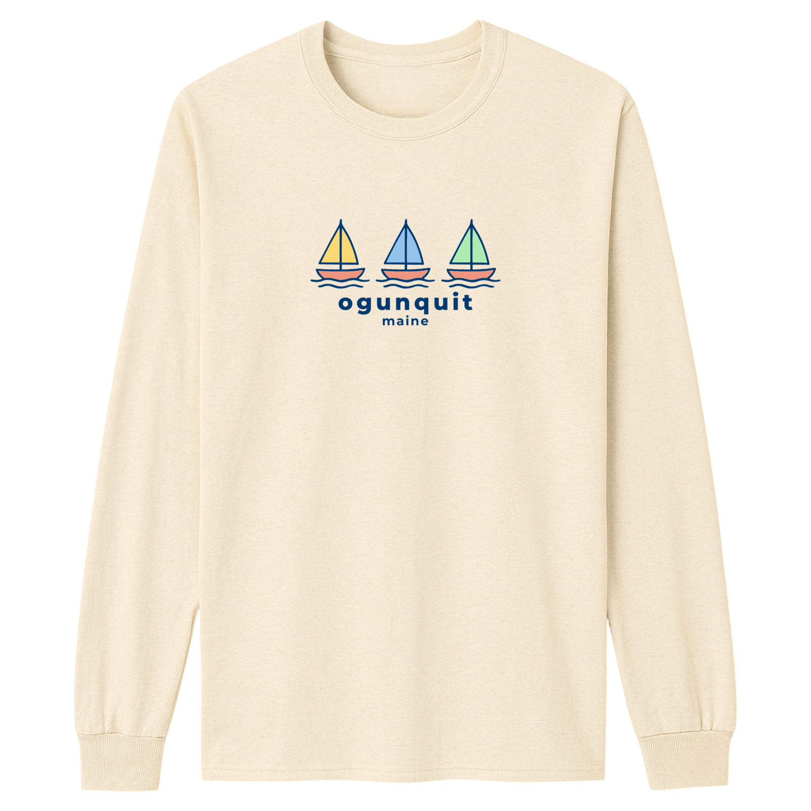 Cape Cod Clothing Company Ogunquit Summer Sails Essential Long Sleeve Tee