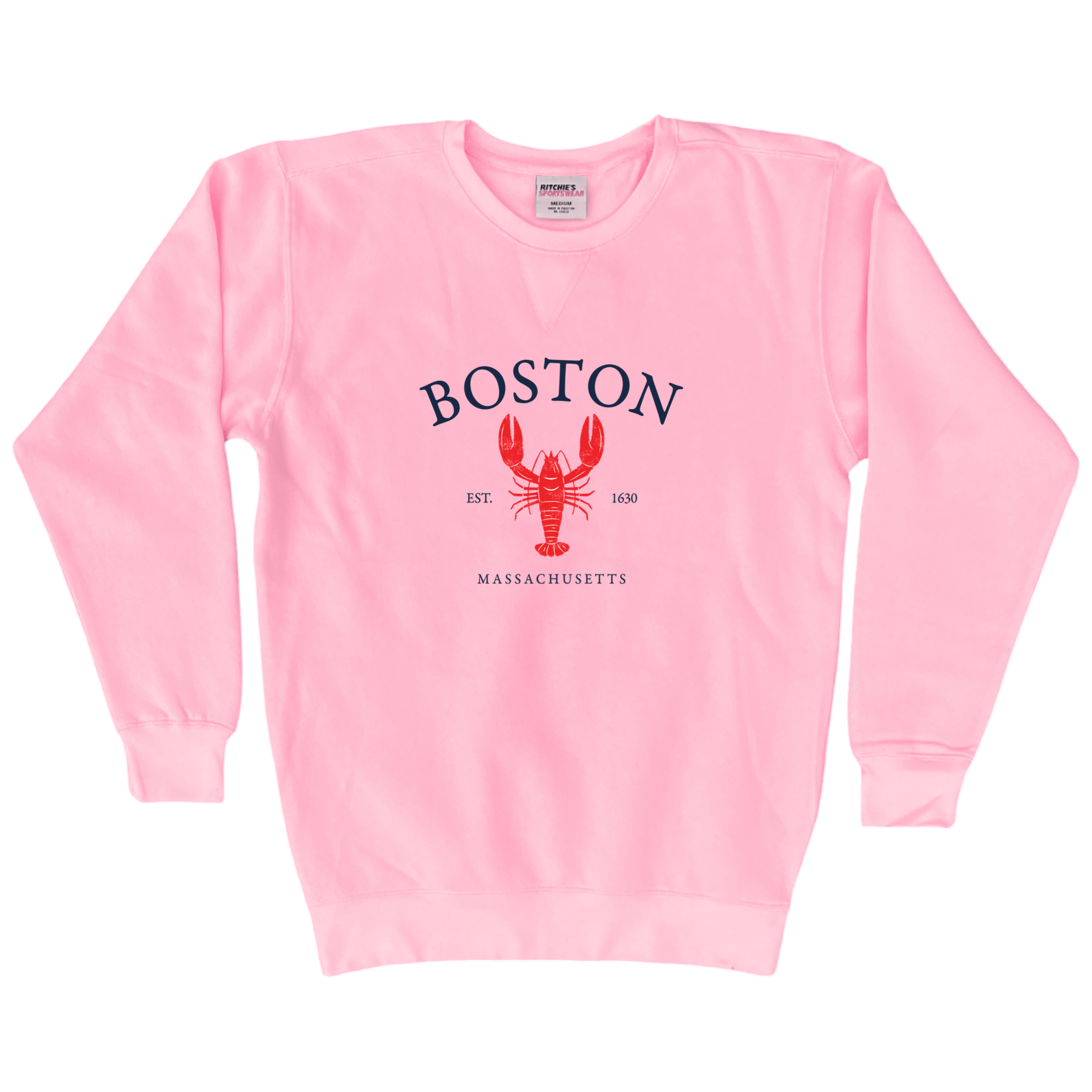 Cape Cod Clothing Company Boston Vintage Lobster Fleece Crewneck
