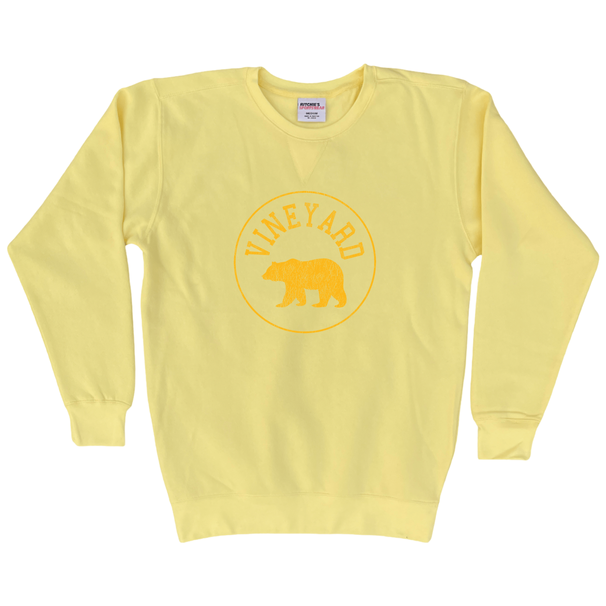 Cape Cod Clothing Company Martha's Vineyard Legacy Bear Fleece Crewneck