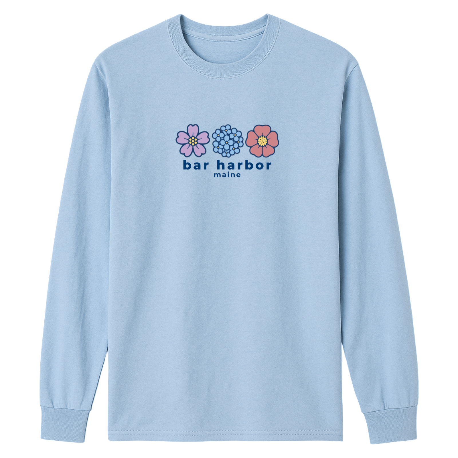 Cape Cod Clothing Company Bar Harbor Summer Bloom Essential Long Sleeve Tee