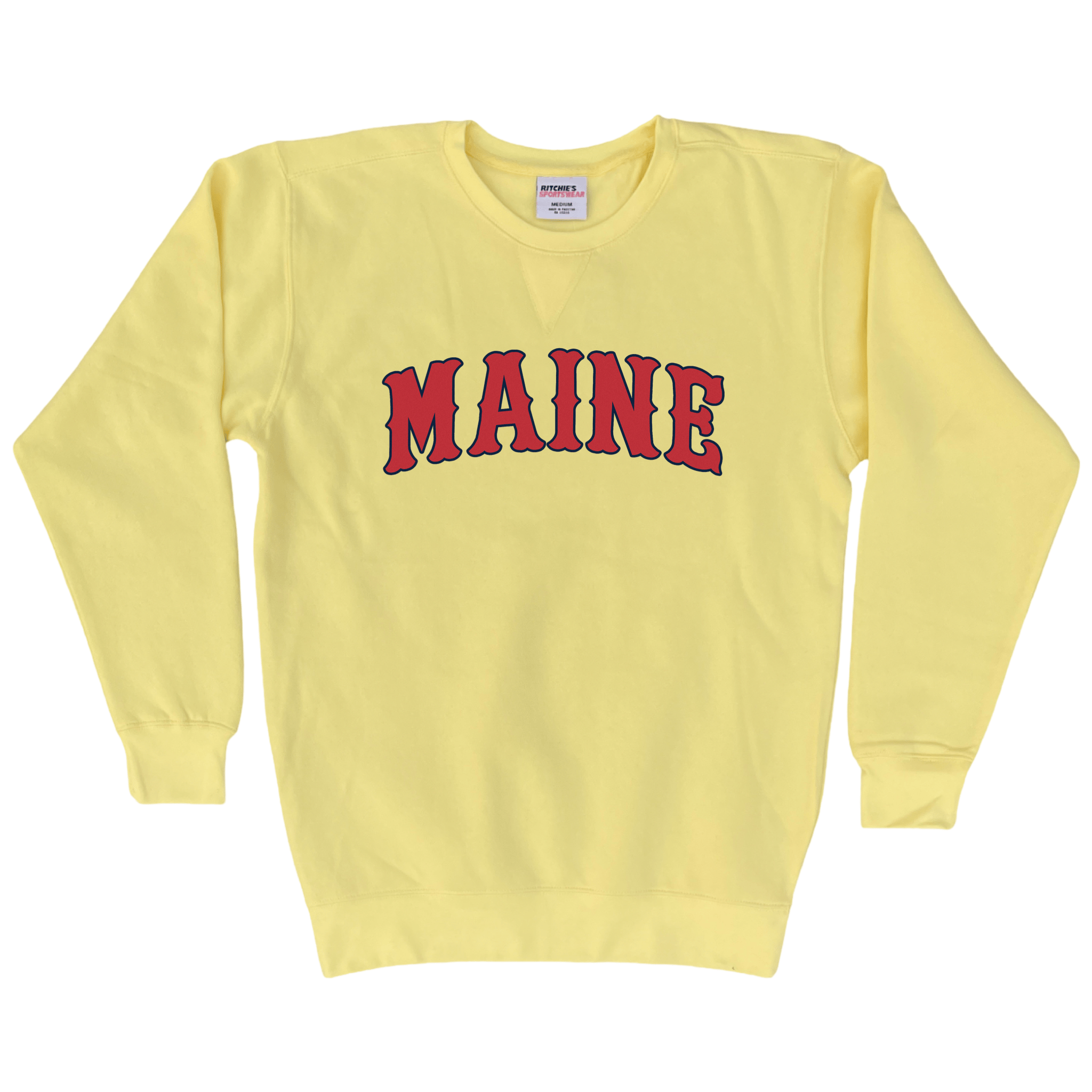 Cape Cod Clothing Company Maine Baseball Fleece Crewneck