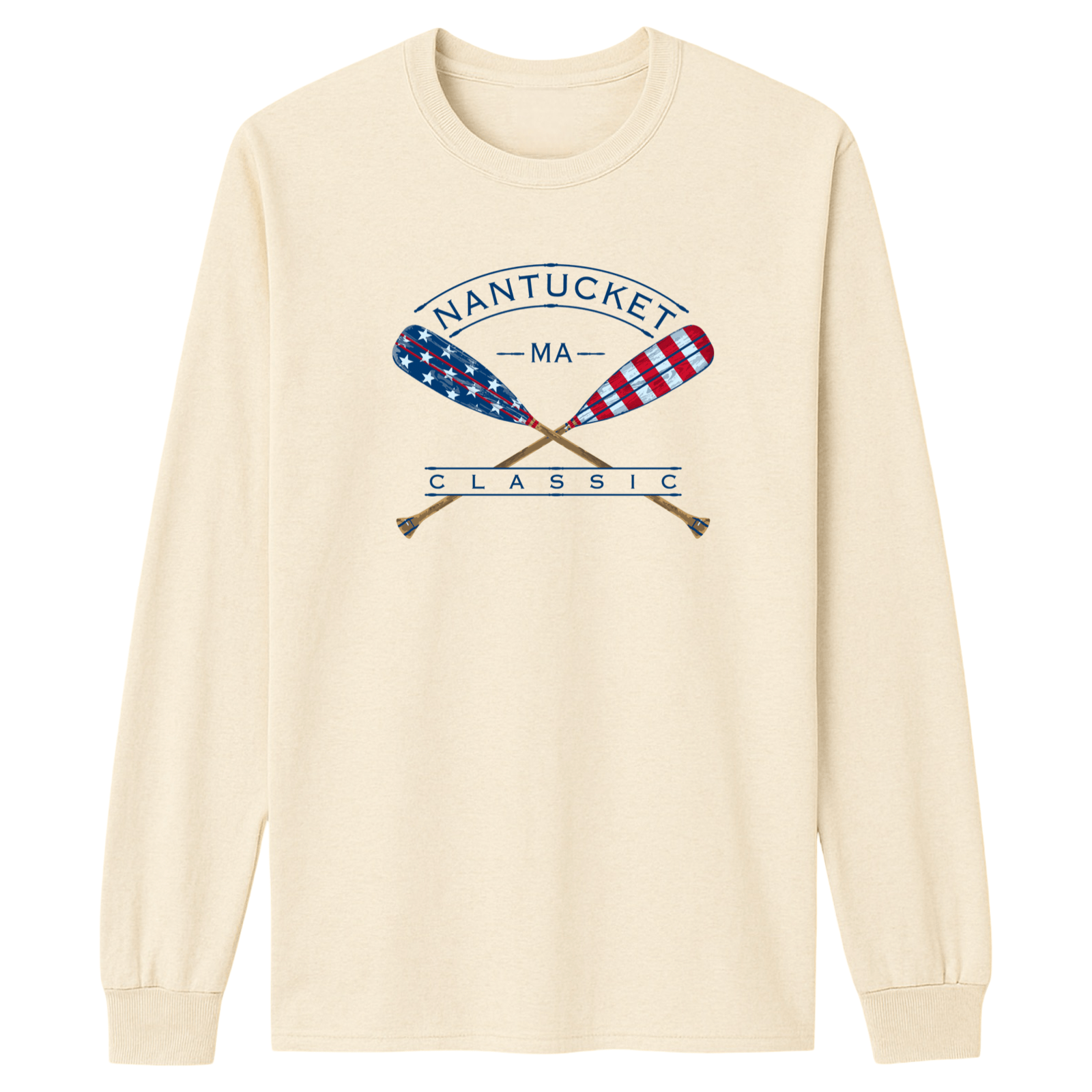 Cape Cod Clothing Company Nantucket American Classic Essential Long Sleeve Tee