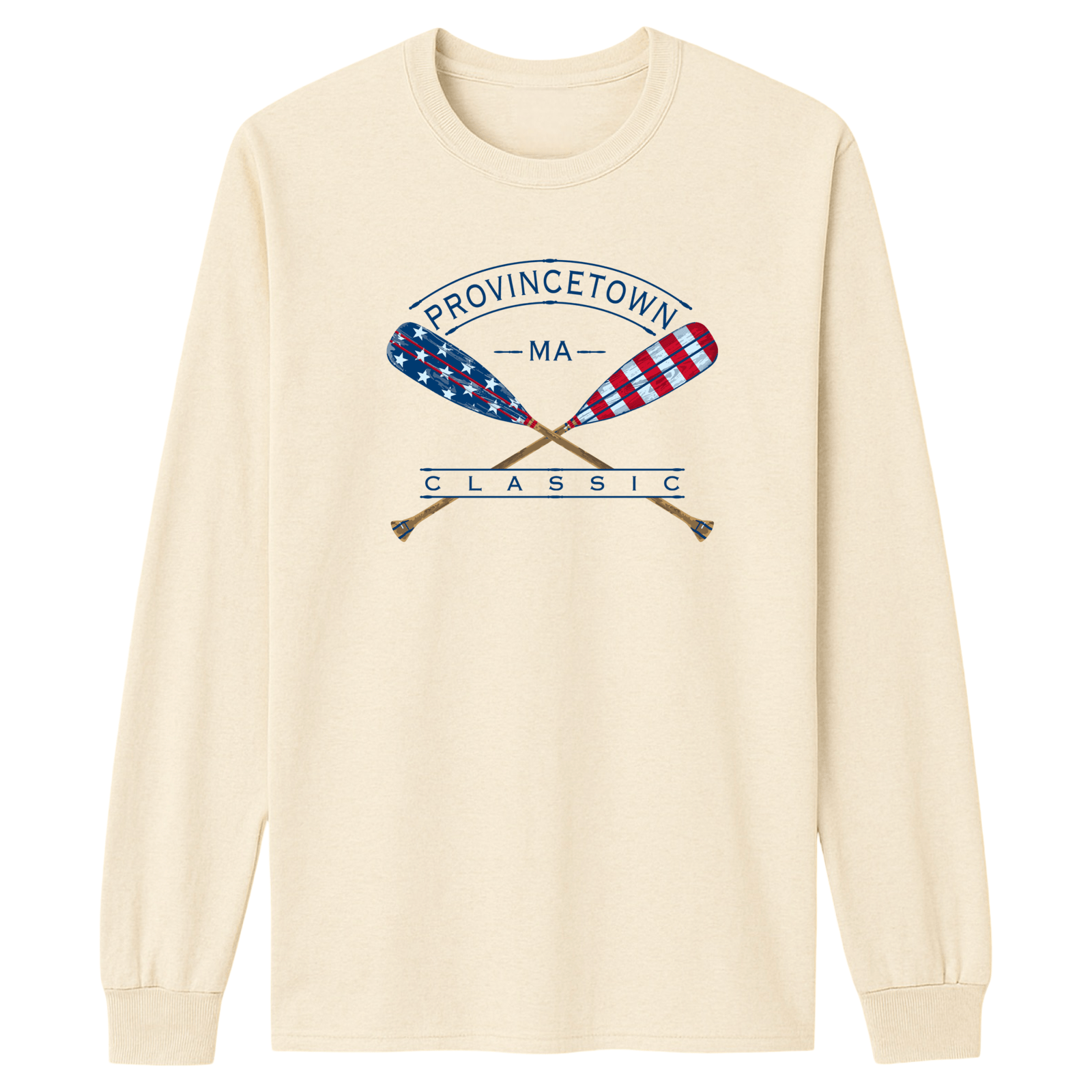 Cape Cod Clothing Company Provincetown American Classic Essential Long Sleeve Tee