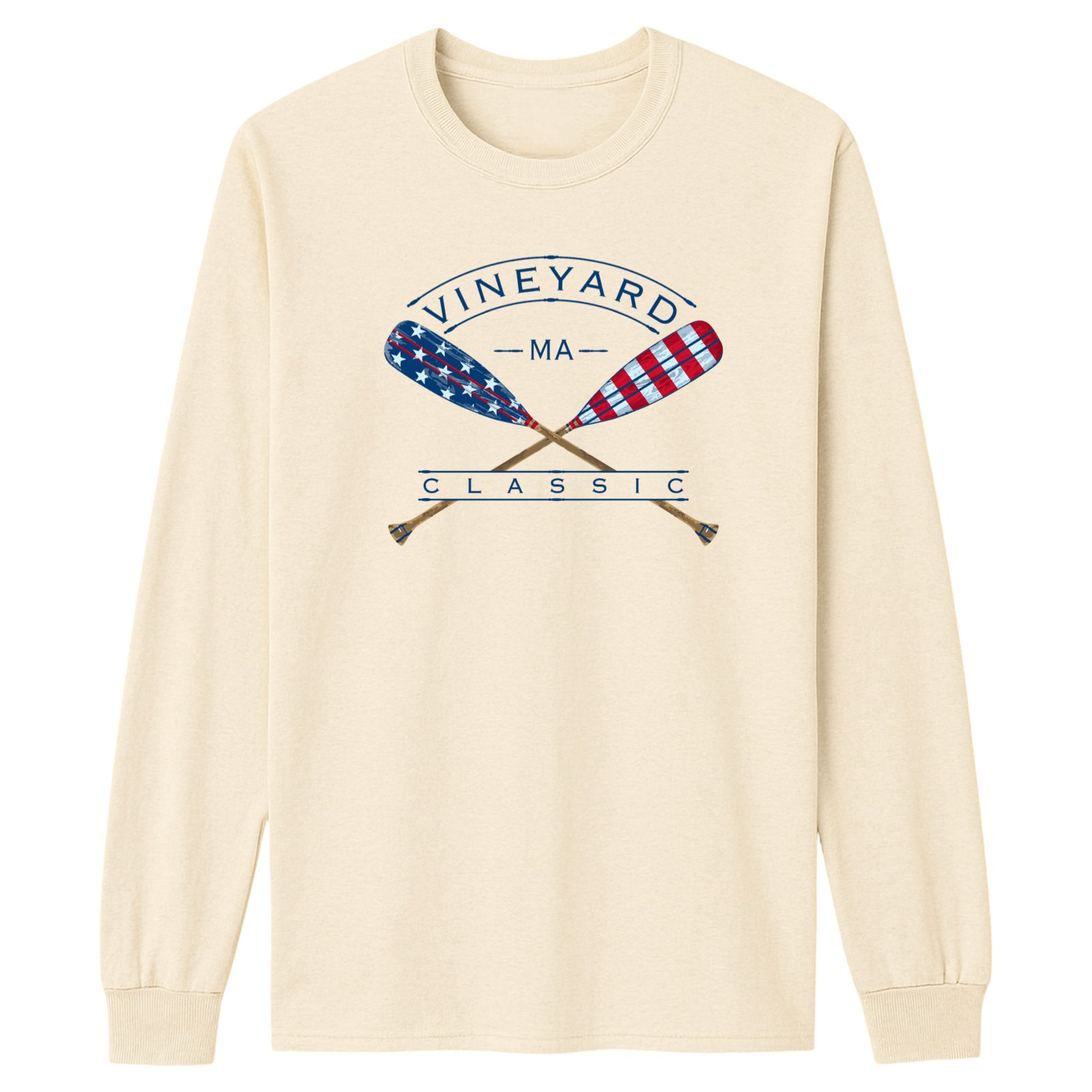Cape Cod Clothing Company Vineyard American Classic Essential Long Sleeve Tee